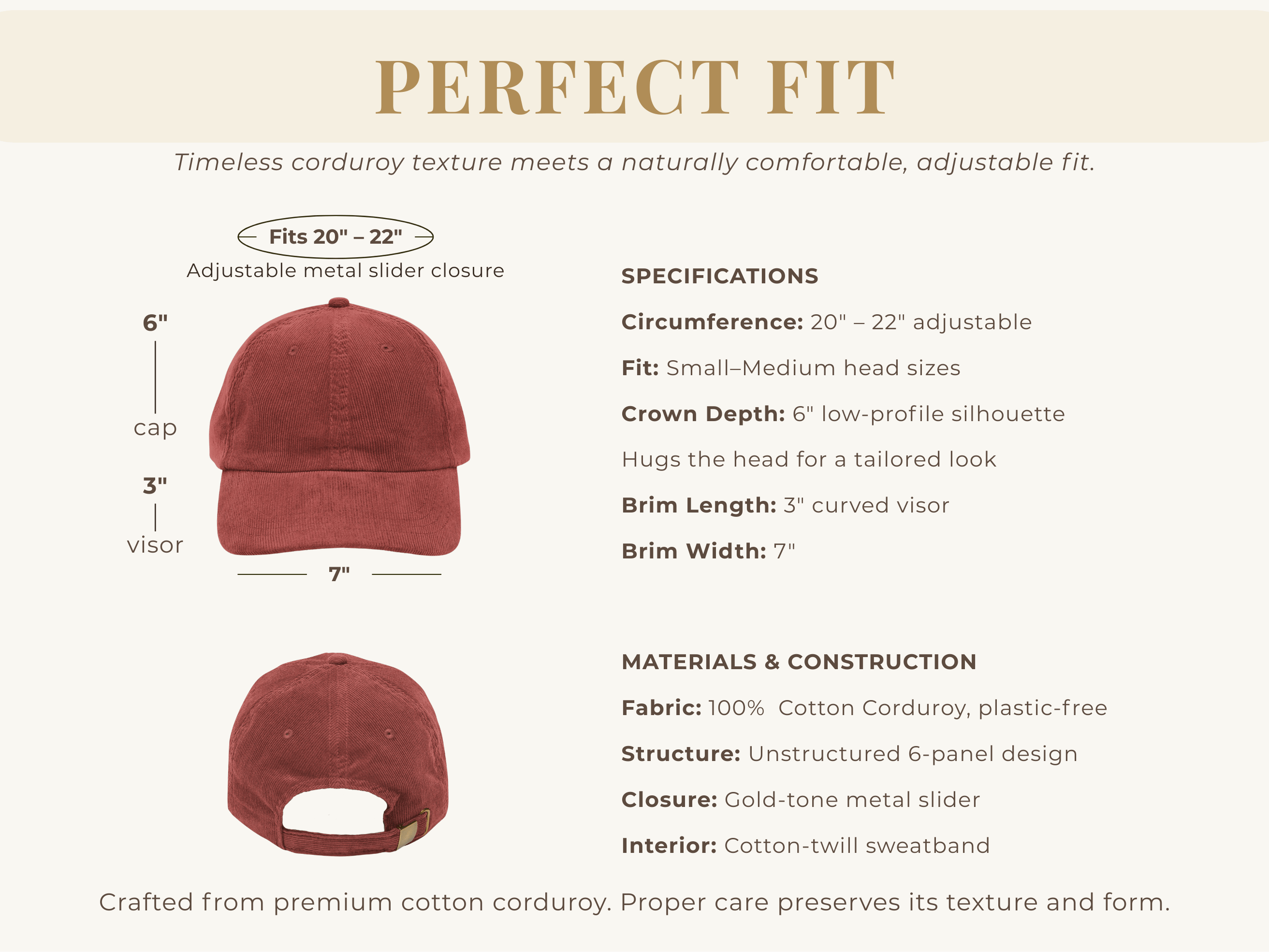 Grounded Corduroy Mental Health Hat, Somatic Wellness, Mindfulness, Vagus Nerve Gift, Aesthetic Streetwear, Retro Dad Cap product thumbnail image Grounded Corduroy Mental Health Hat, Somatic Wellness, Mindfulness, Vagus Nerve Gift, Aesthetic Streetwear, Retro Dad Cap product thumbnail image