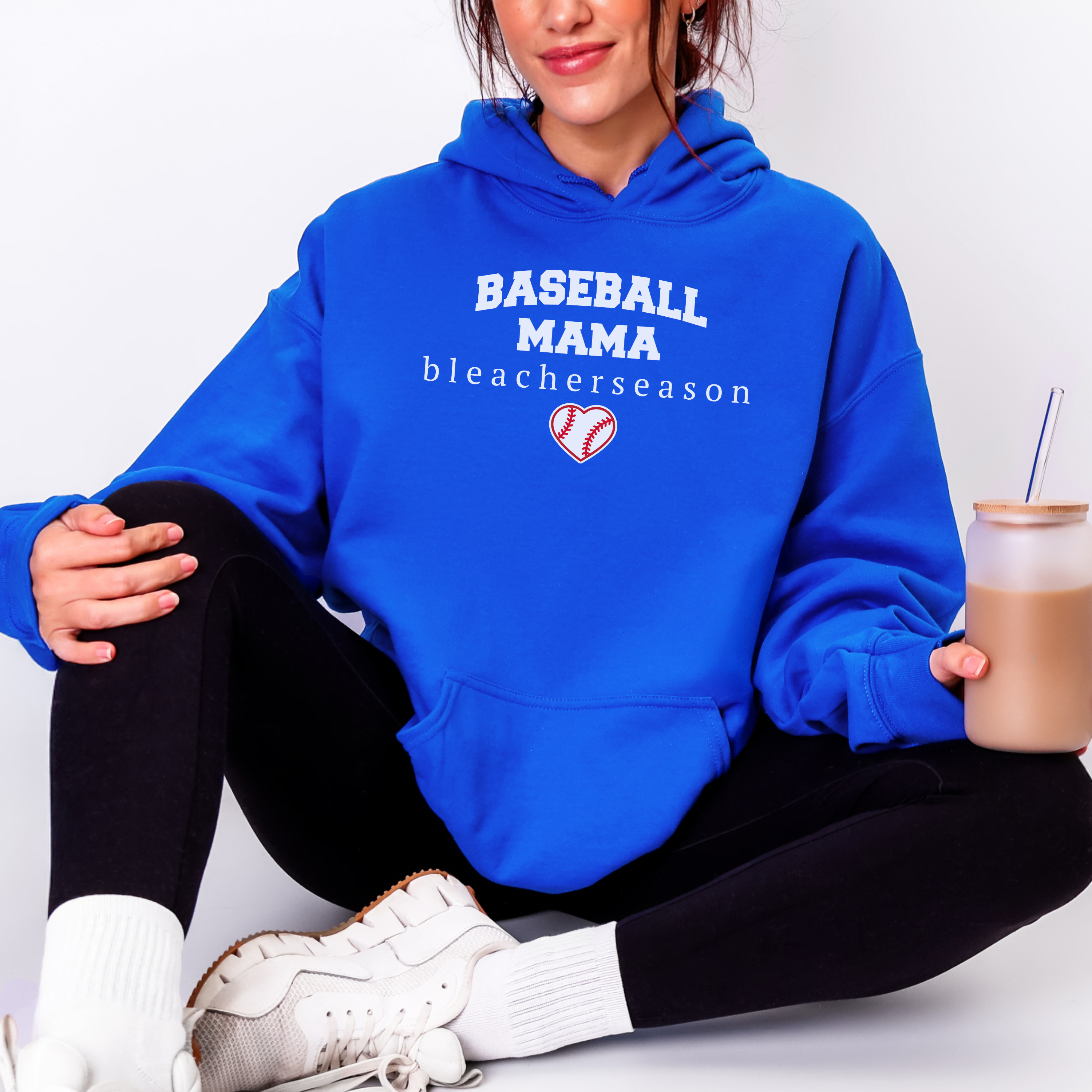 Baseball Mama Hoodie – bleacher season Soft Pullover for Sports Moms