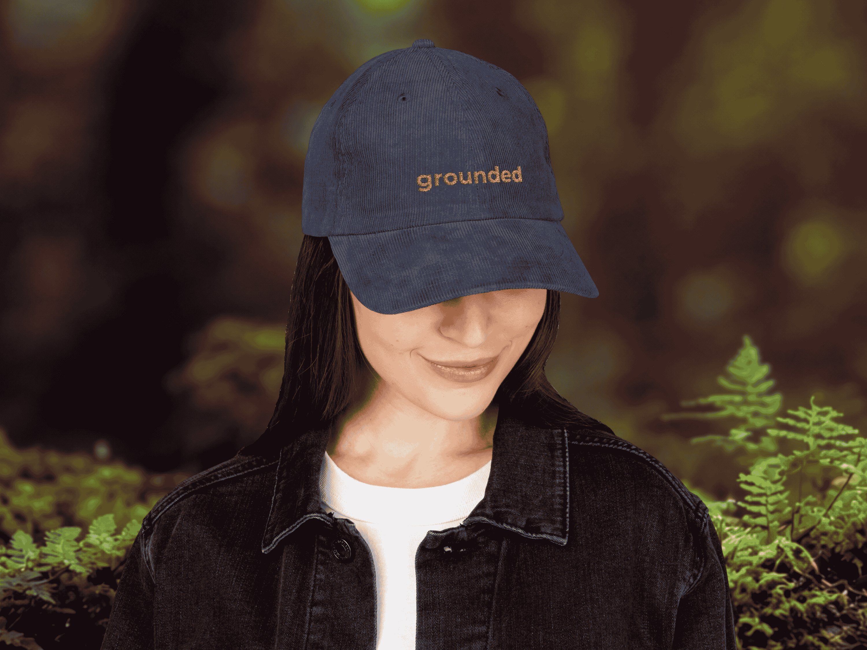 Grounded Corduroy Mental Health Hat, Somatic Wellness, Mindfulness, Vagus Nerve Gift, Aesthetic Streetwear, Retro Dad Cap product thumbnail image Grounded Corduroy Mental Health Hat, Somatic Wellness, Mindfulness, Vagus Nerve Gift, Aesthetic Streetwear, Retro Dad Cap product thumbnail image