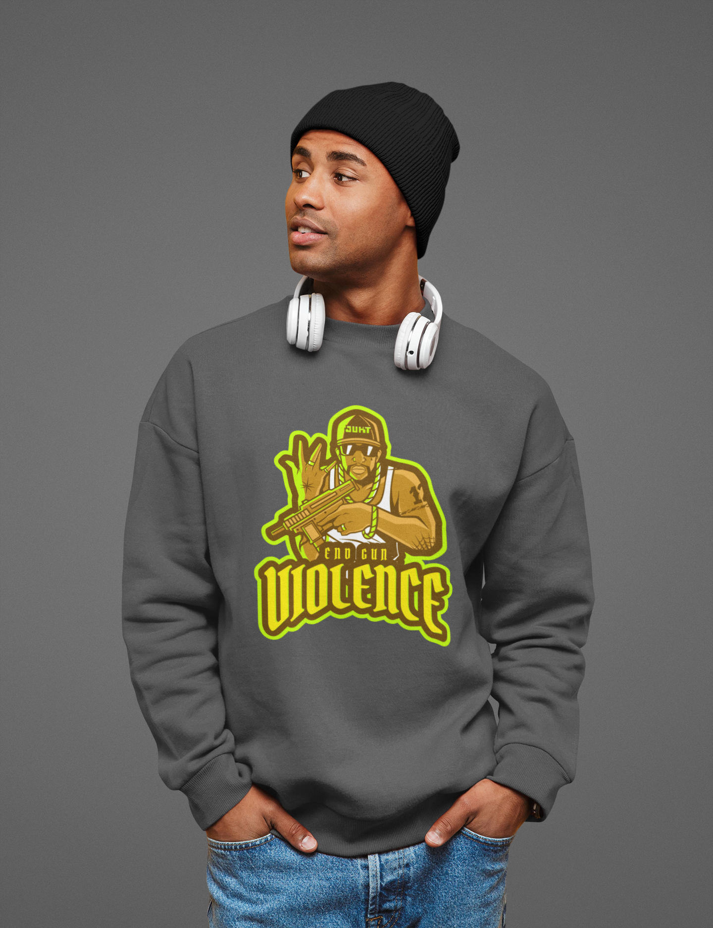 Crewneck Sweatshirt – BE GOOD IN THE HOOD Graphic Unisex Comfort Colors Sweatshirt | Streetwear Message | 6 Colors | LifeCoachDesigns.shop