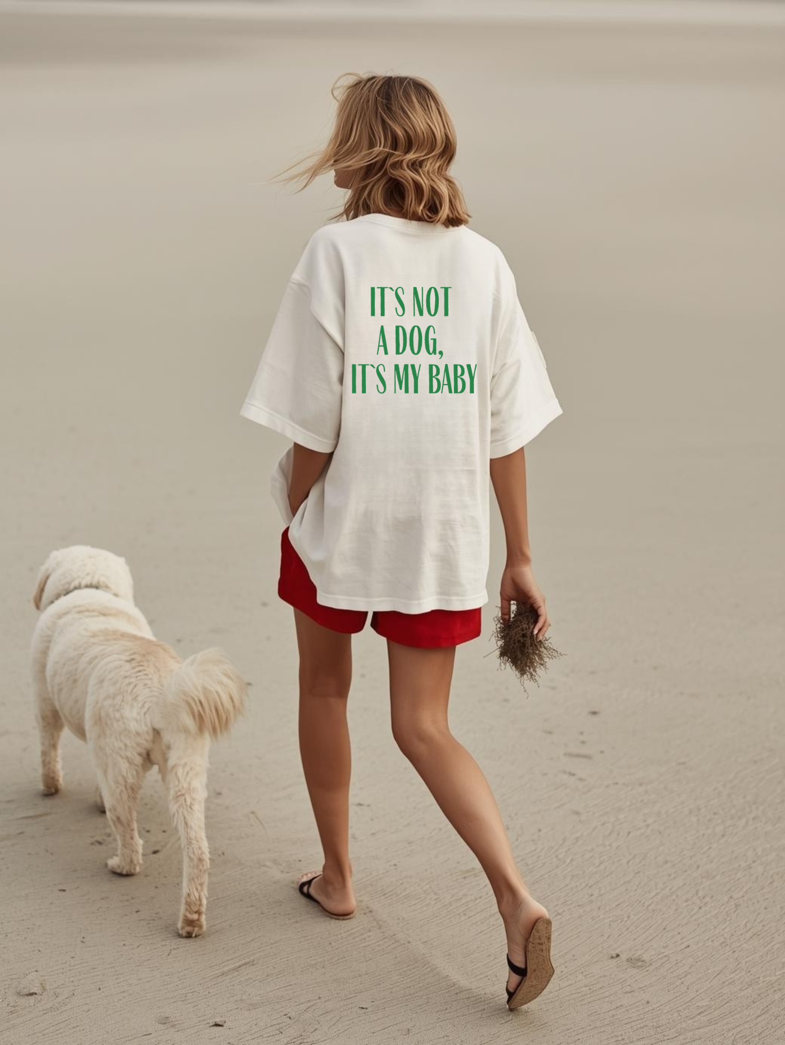 Cool Mom, It's Not a Dog, It's My Baby Tee product thumbnail image Cool Mom, It's Not a Dog, It's My Baby Tee product thumbnail image