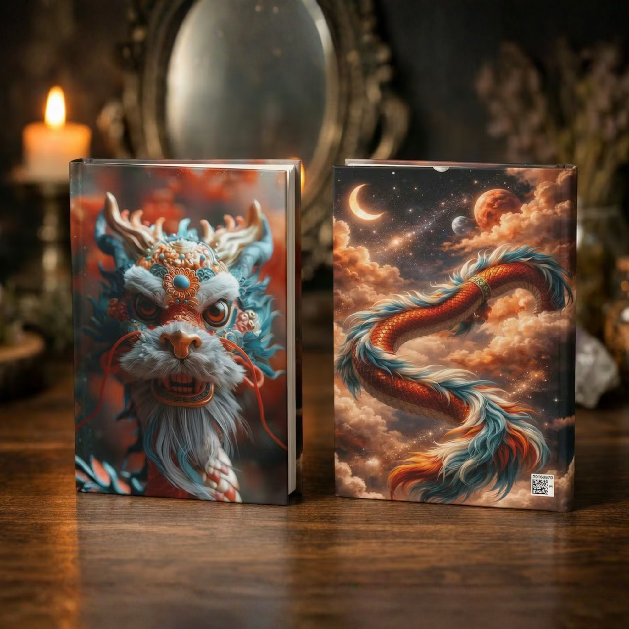 Dragon Art Hardcover Journal — Mythical Chinese Dragon Illustration Notebook product thumbnail image Dragon Art Hardcover Journal — Mythical Chinese Dragon Illustration Notebook product thumbnail image
