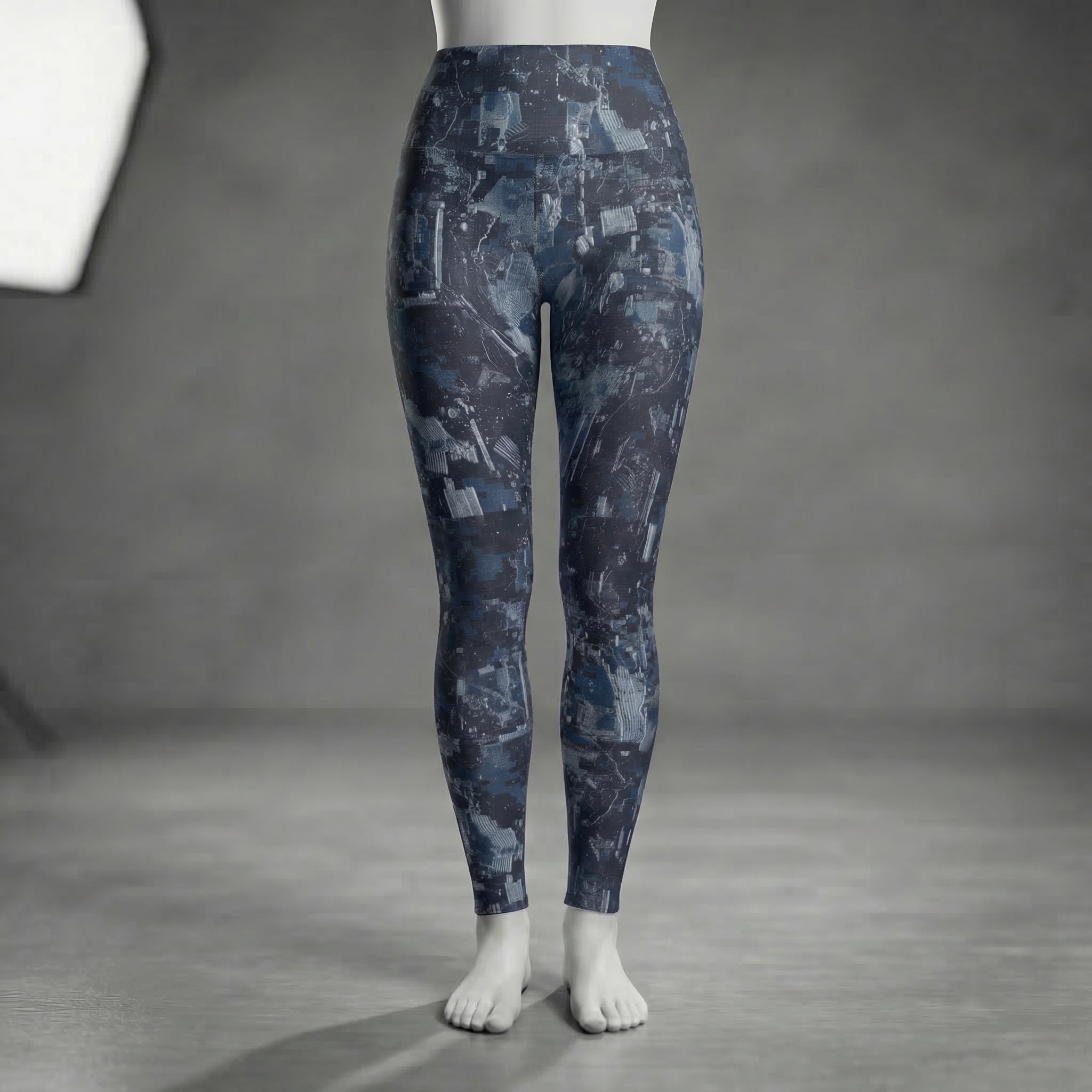 Military High Waisted Leggings : Navy product thumbnail image Military High Waisted Leggings : Navy product thumbnail image