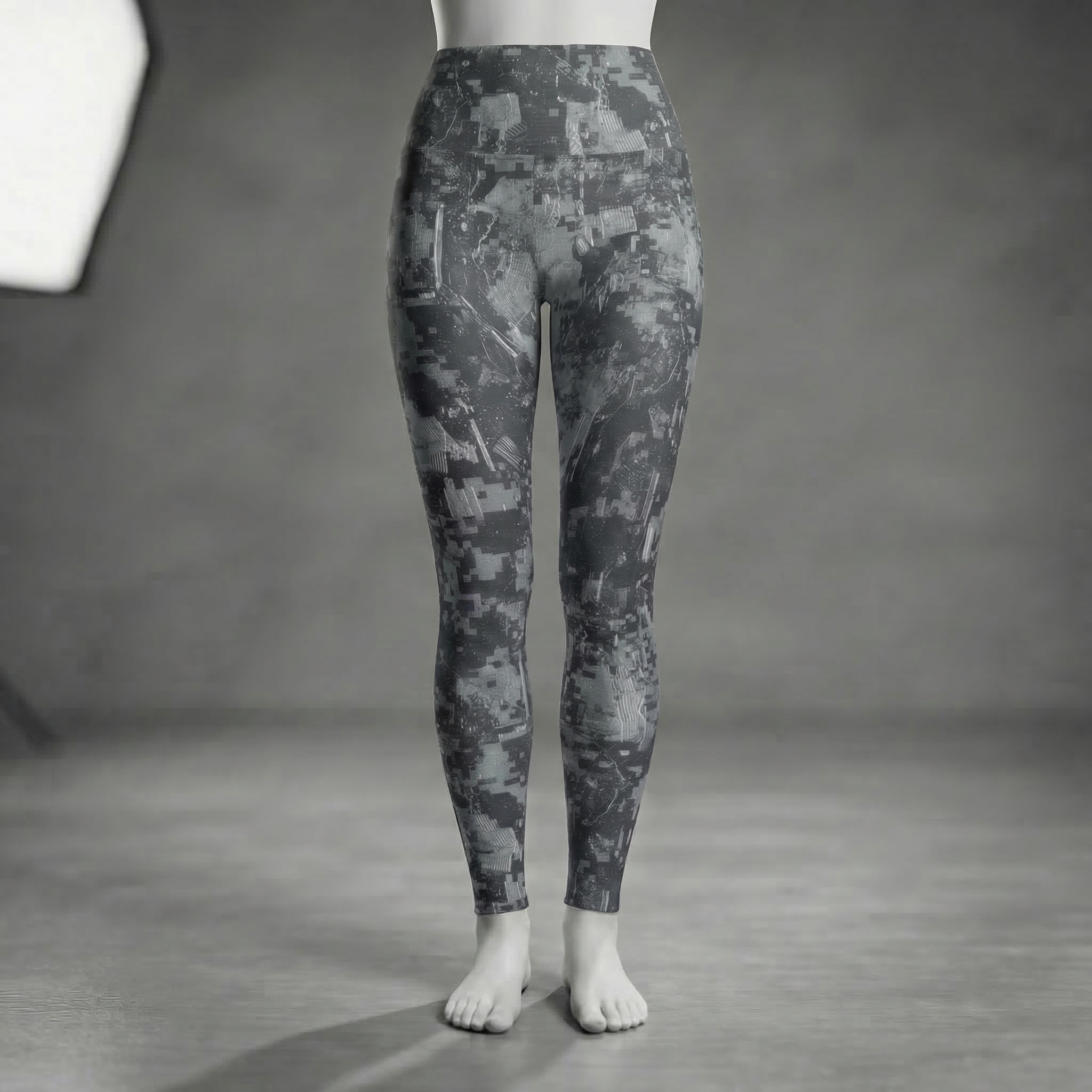 Military High Waisted Leggings : Grey product thumbnail image Military High Waisted Leggings : Grey product thumbnail image