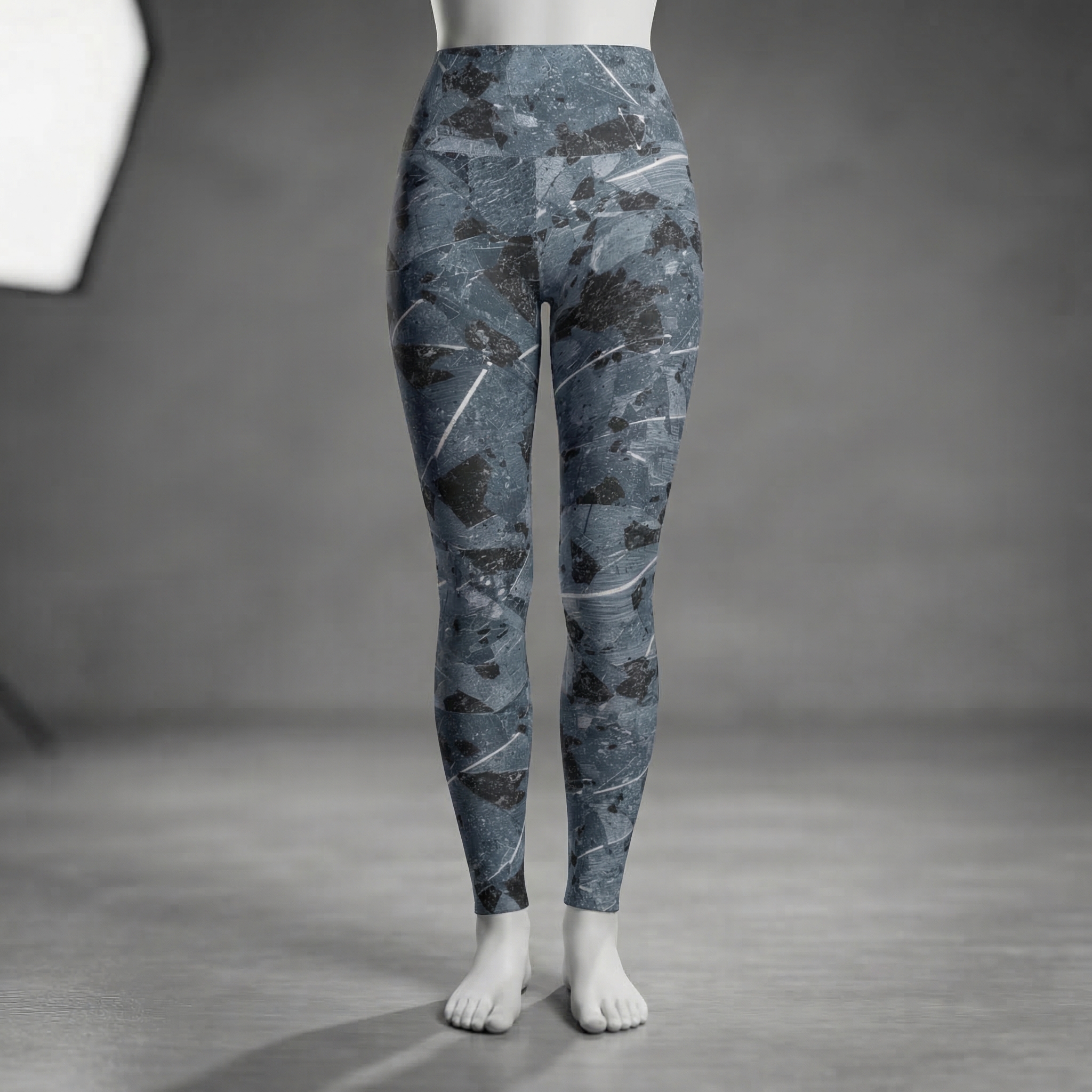 Blue Granite High Waisted Leggings product thumbnail image Blue Granite High Waisted Leggings product thumbnail image