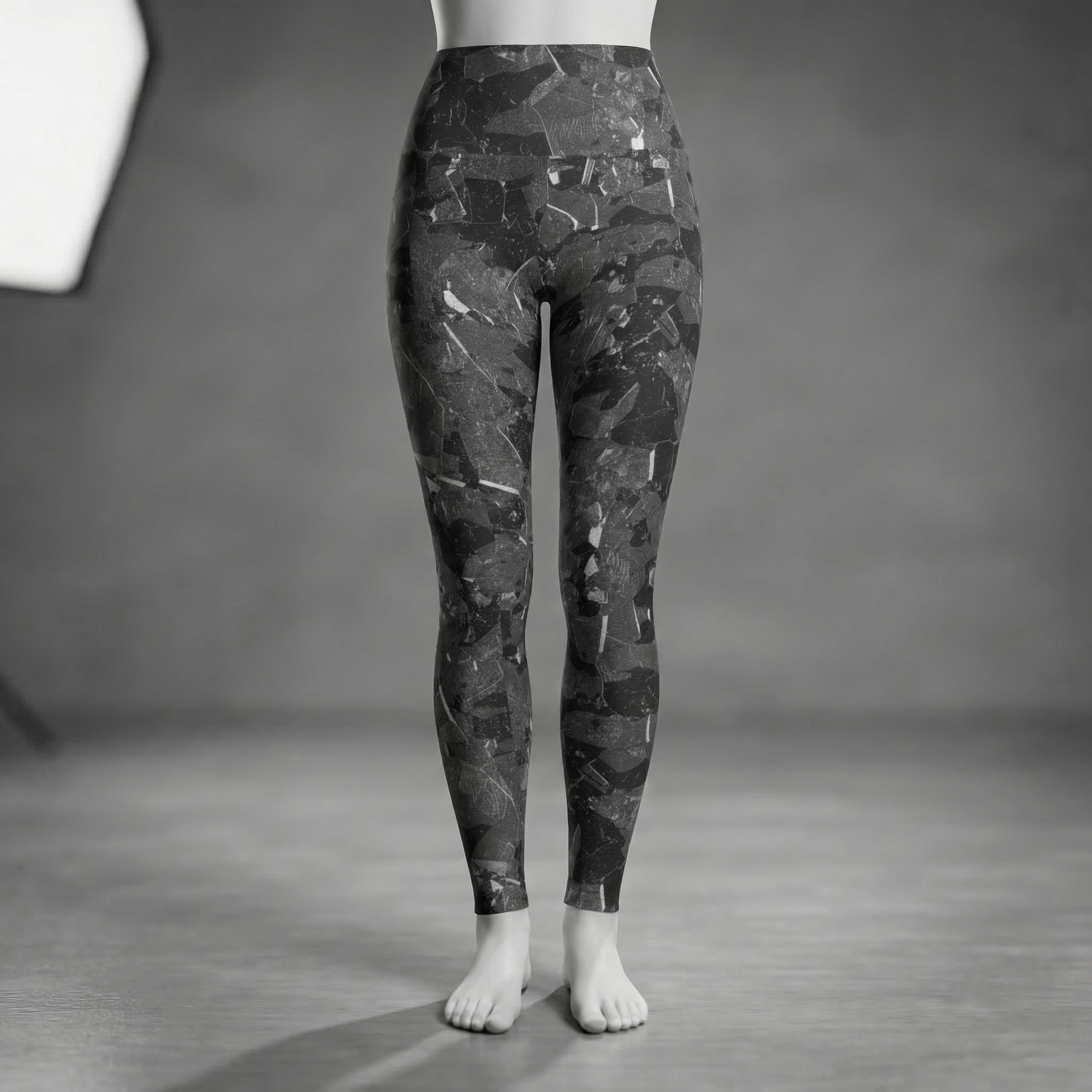 Black Granite High Waisted Leggings product thumbnail image Black Granite High Waisted Leggings product thumbnail image