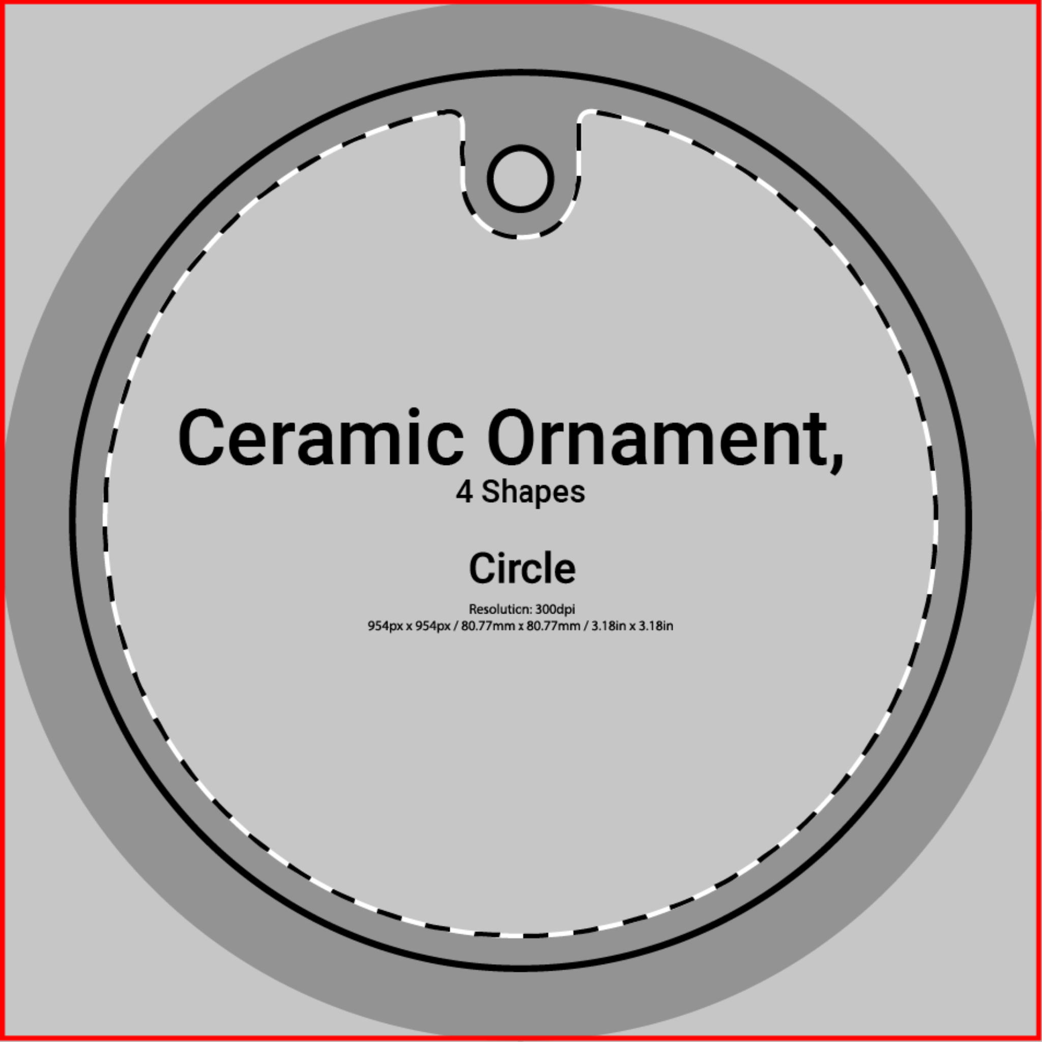 Custom Ceramic Ornaments product thumbnail image Custom Ceramic Ornaments product thumbnail image