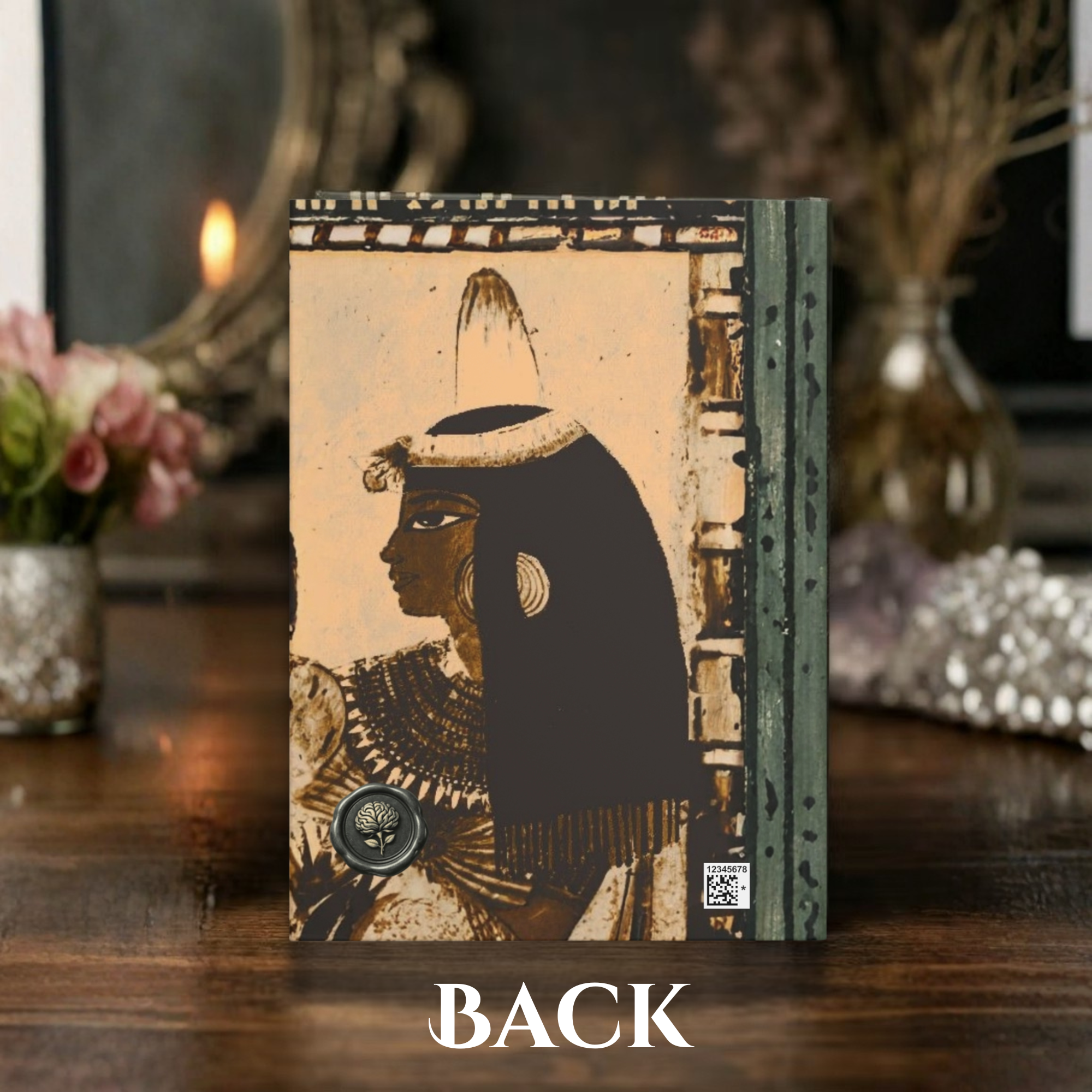 Ancient Egyptian Goddess Journal | Egyptian Mythology Notebook | Sacred Feminine Hardcover Journal | Egyptian Art Diary product thumbnail image