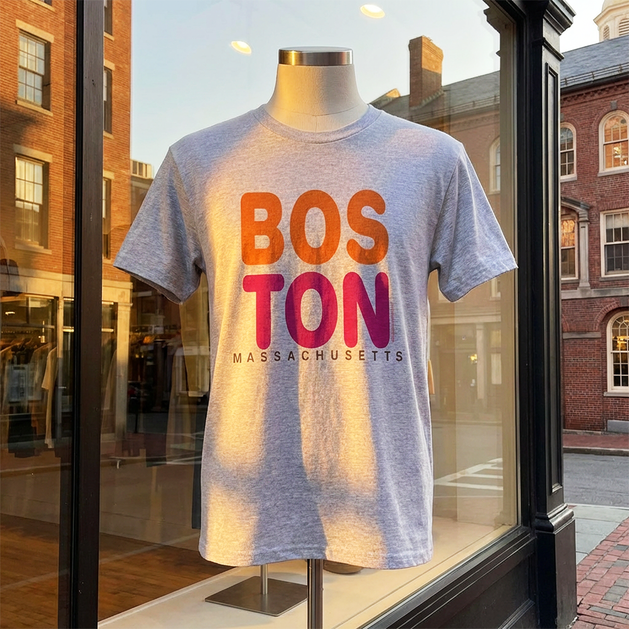 Boston Massachusetts Tee - Retro Bold Design - Makes a Great Hometown Gift - 100% Heavy Cotton - Unisex product thumbnail image Boston Massachusetts Tee - Retro Bold Design - Makes a Great Hometown Gift - 100% Heavy Cotton - Unisex product thumbnail image
