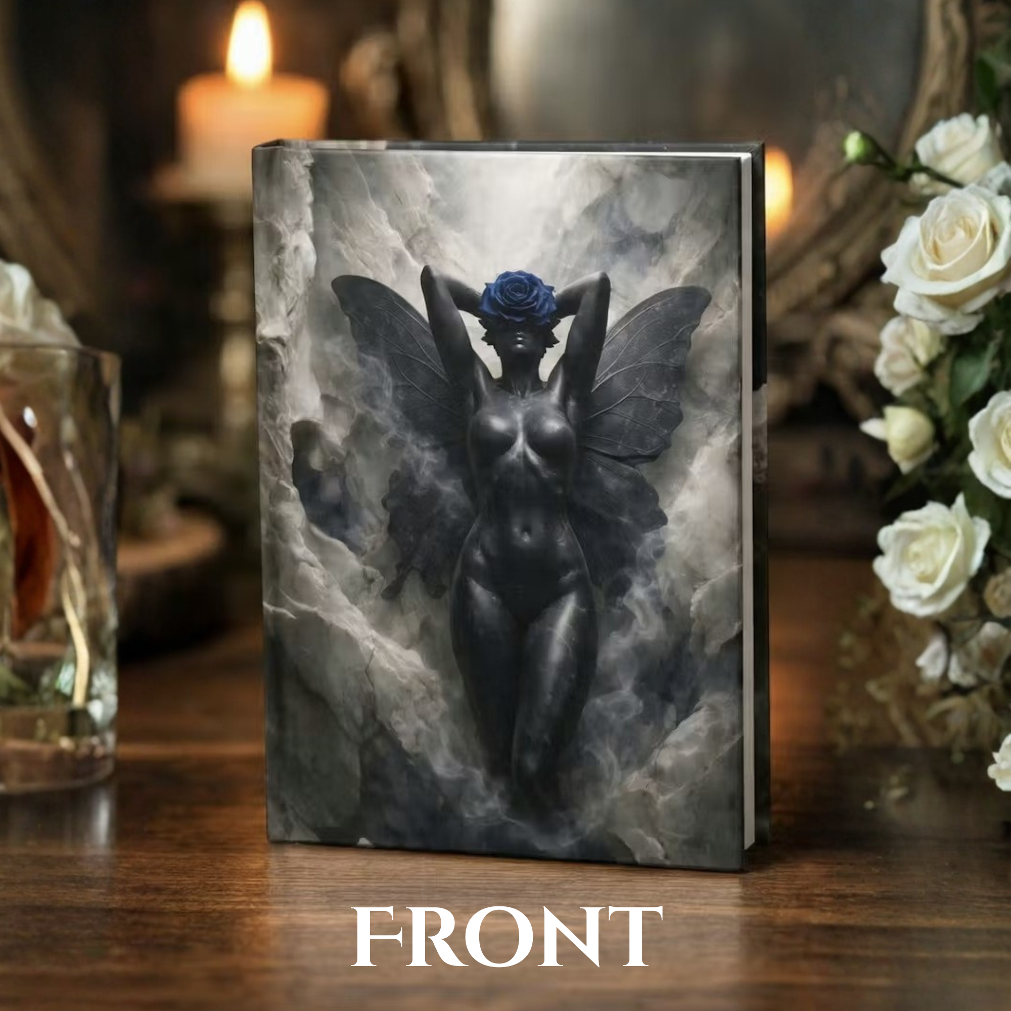 Cosmic Muse Journal | Gothic Goddess Dark Fairy Hardcover Notebook | Dark Feminine Aesthetic Writing Journal | Mystical Fantasy Diary product thumbnail image Cosmic Muse Journal | Gothic Goddess Dark Fairy Hardcover Notebook | Dark Feminine Aesthetic Writing Journal | Mystical Fantasy Diary product thumbnail image