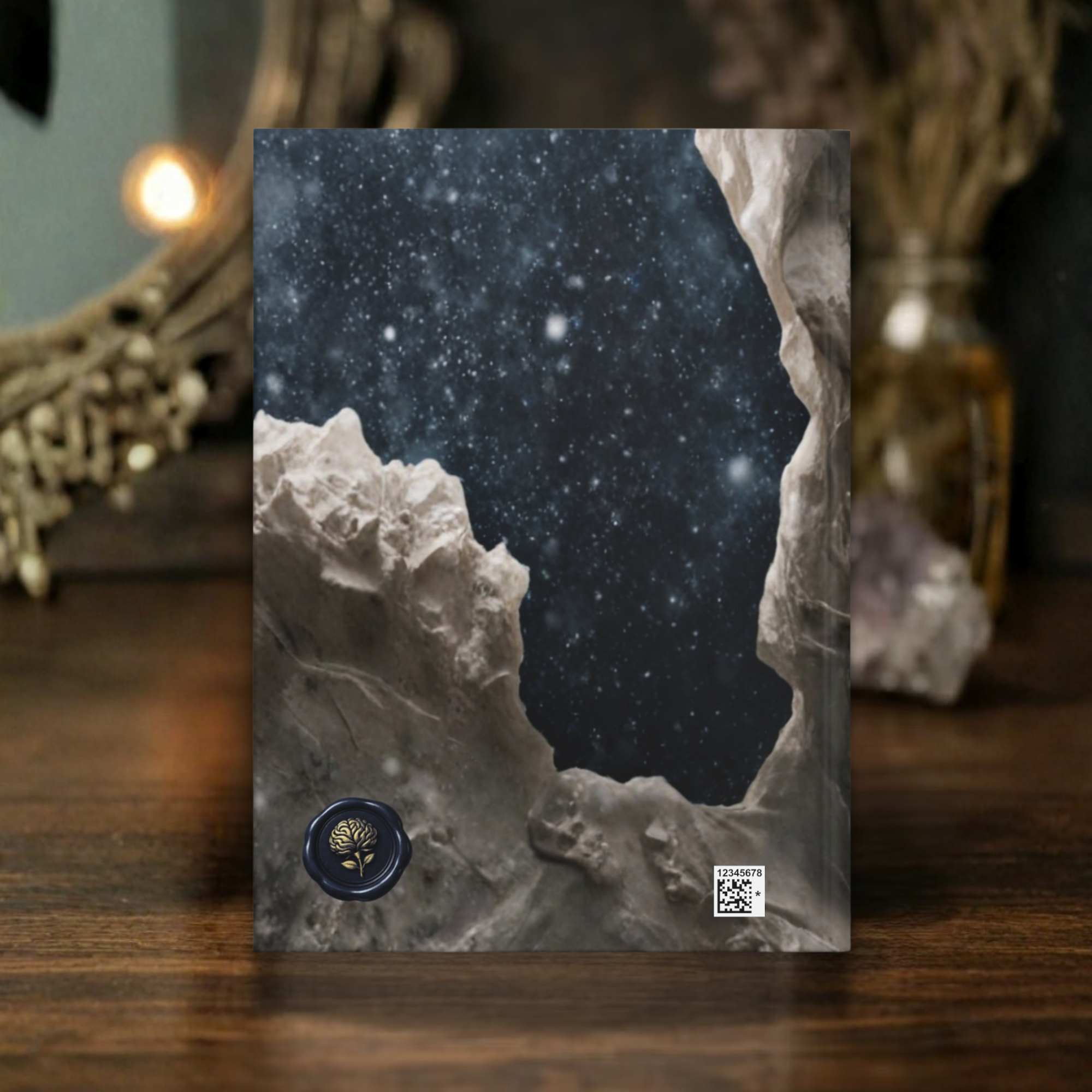 Cosmic Muse Journal | Gothic Goddess Dark Fairy Hardcover Notebook | Dark Feminine Aesthetic Writing Journal | Mystical Fantasy Diary product thumbnail image Cosmic Muse Journal | Gothic Goddess Dark Fairy Hardcover Notebook | Dark Feminine Aesthetic Writing Journal | Mystical Fantasy Diary product thumbnail image