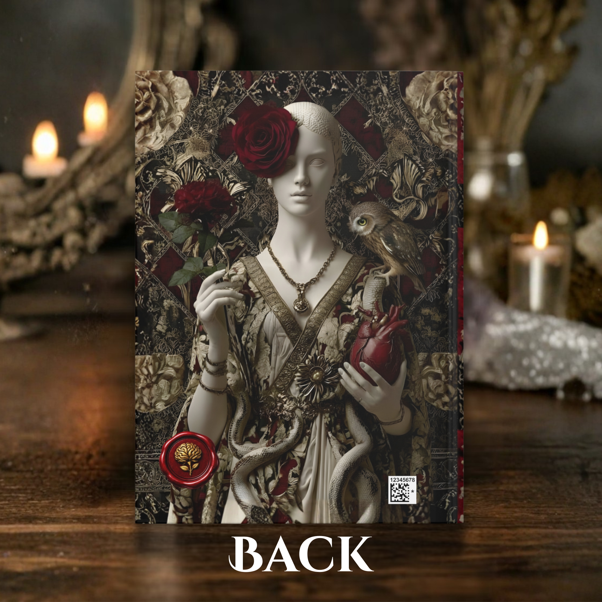 Reflections of the Self Journal | Dark Feminine Gothic Rose Aesthetic Notebook | Spiritual Self Discovery Writing Journal | Mystical Diary product thumbnail image Reflections of the Self Journal | Dark Feminine Gothic Rose Aesthetic Notebook | Spiritual Self Discovery Writing Journal | Mystical Diary product thumbnail image