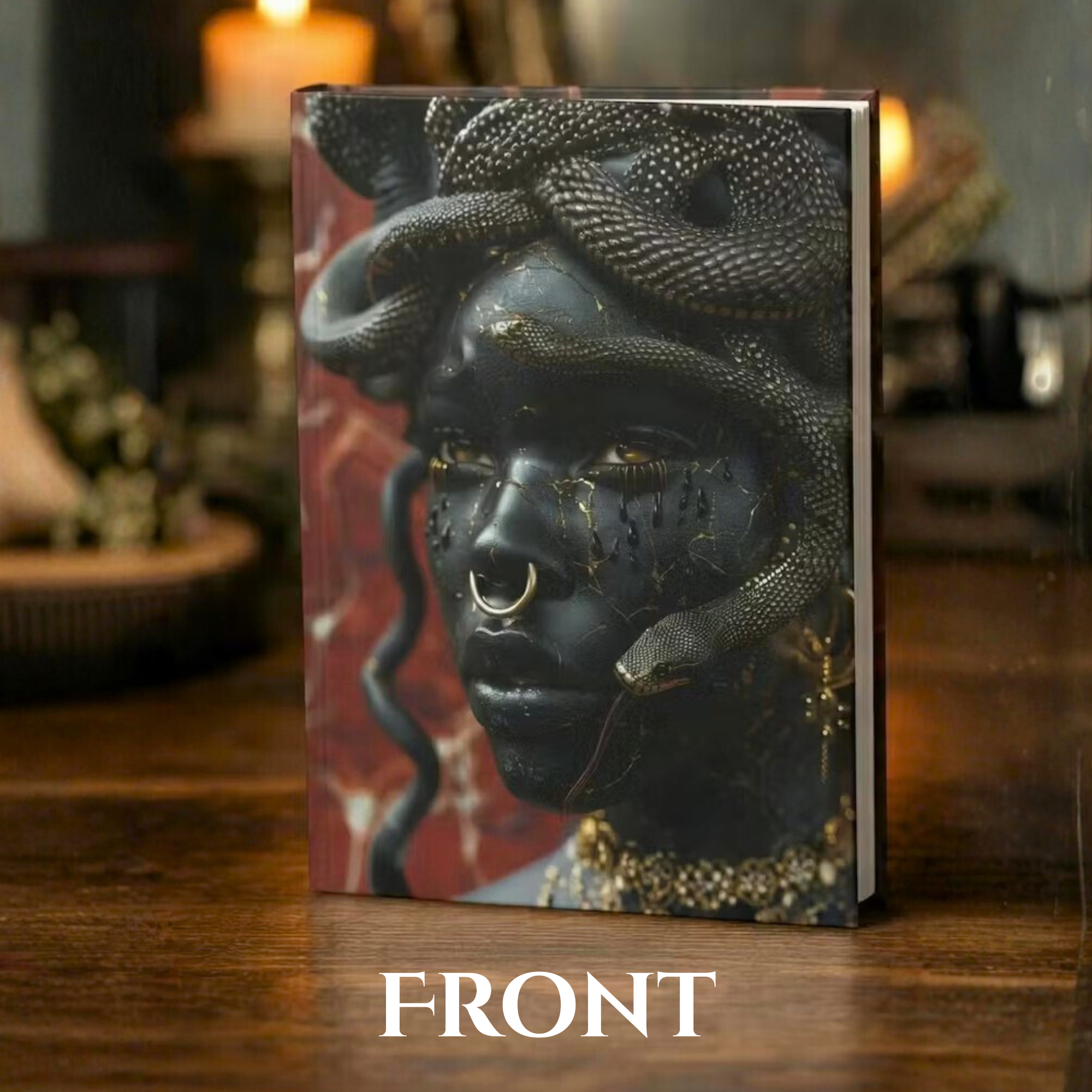 Black Medusa Journal | Dark Feminine Mythology Notebook | Spiritual Transformation Writing Journal | Medusa Aesthetic Diary product thumbnail image Black Medusa Journal | Dark Feminine Mythology Notebook | Spiritual Transformation Writing Journal | Medusa Aesthetic Diary product thumbnail image