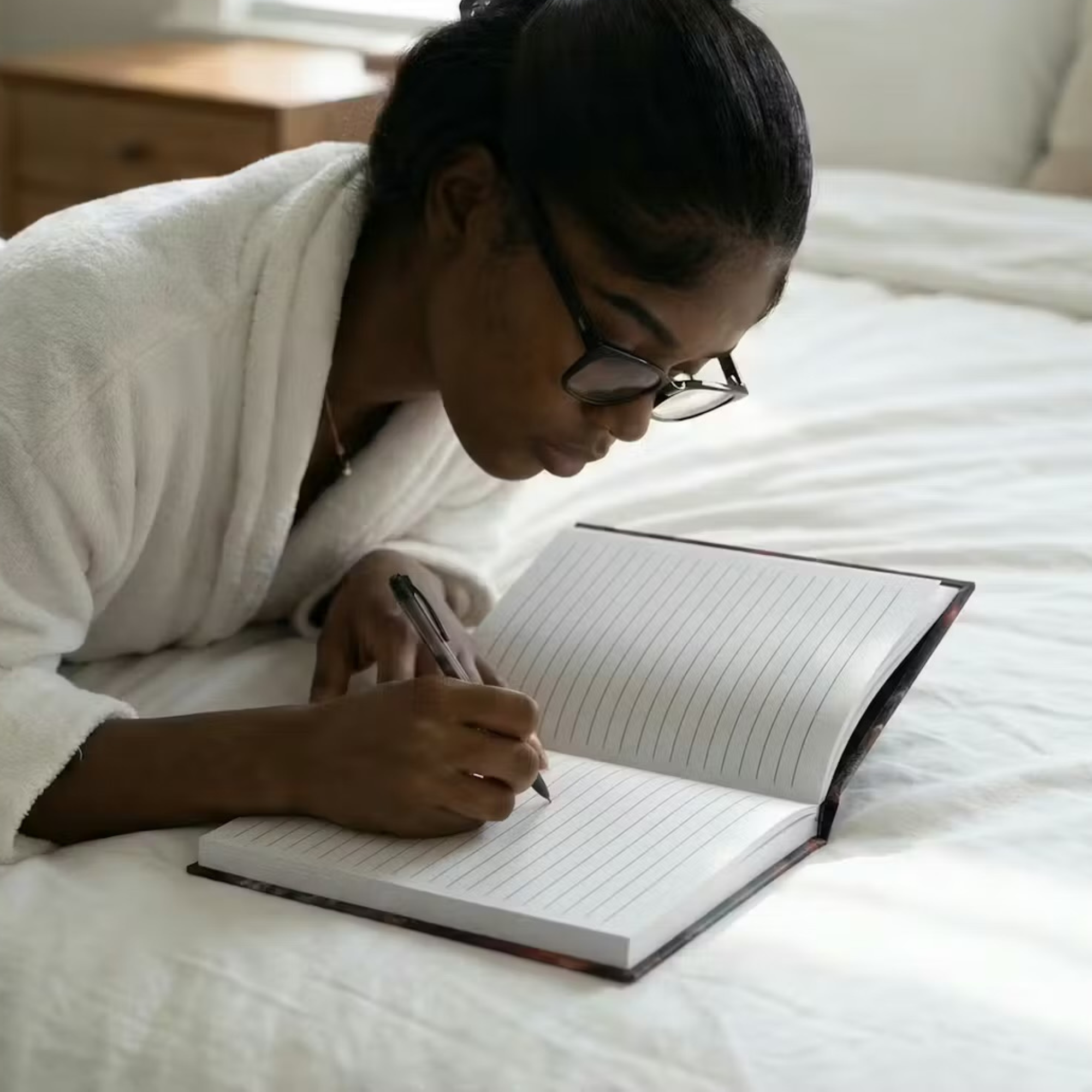 Black Medusa Journal | Dark Feminine Mythology Notebook | Spiritual Transformation Writing Journal | Medusa Aesthetic Diary product thumbnail image