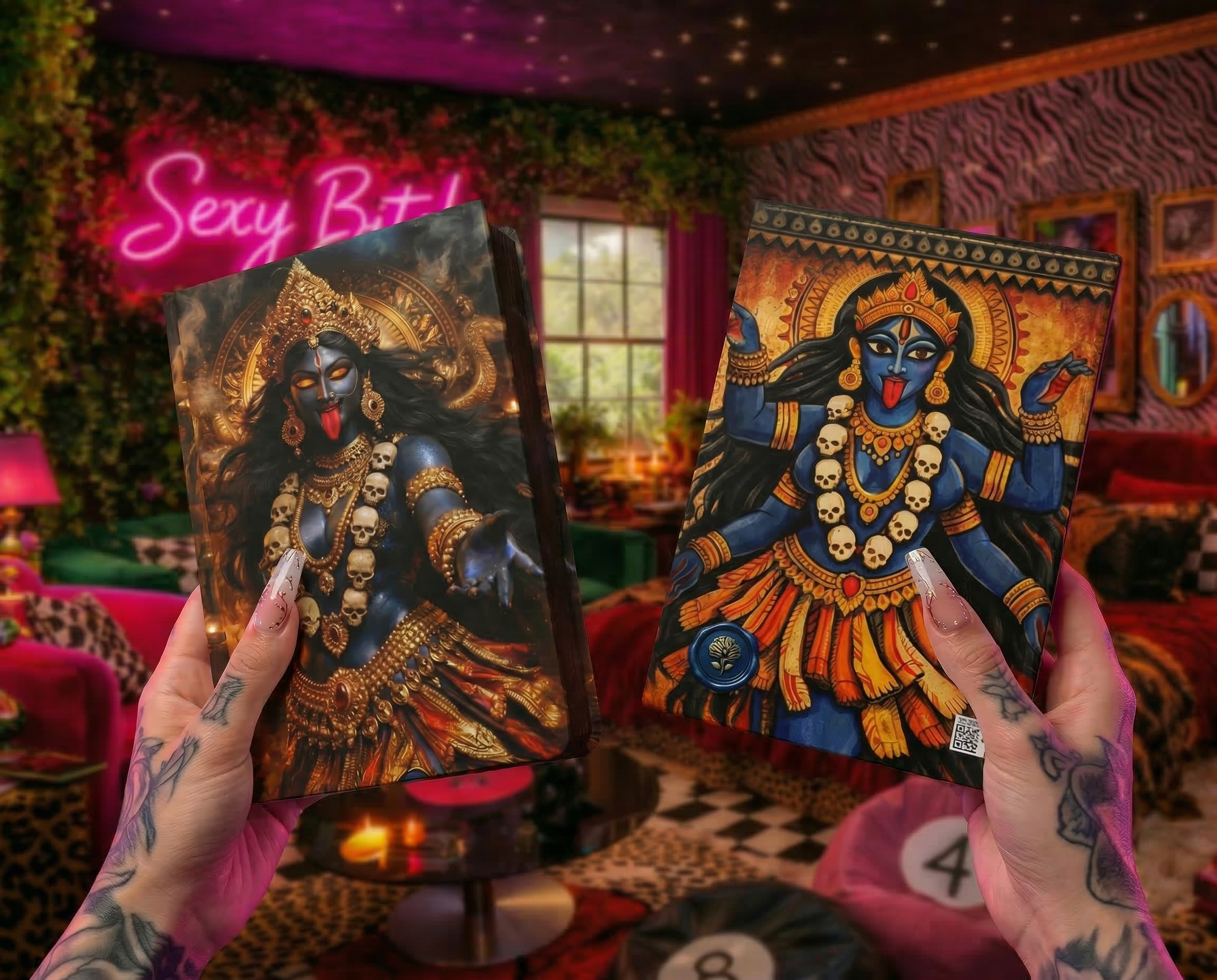 Kali Ma Shadow Work Journal – Dark Feminine Goddess Notebook for Spiritual Transformation | Occult Witch Journal | Divine Feminine Writing Book product thumbnail image Kali Ma Shadow Work Journal – Dark Feminine Goddess Notebook for Spiritual Transformation | Occult Witch Journal | Divine Feminine Writing Book product thumbnail image