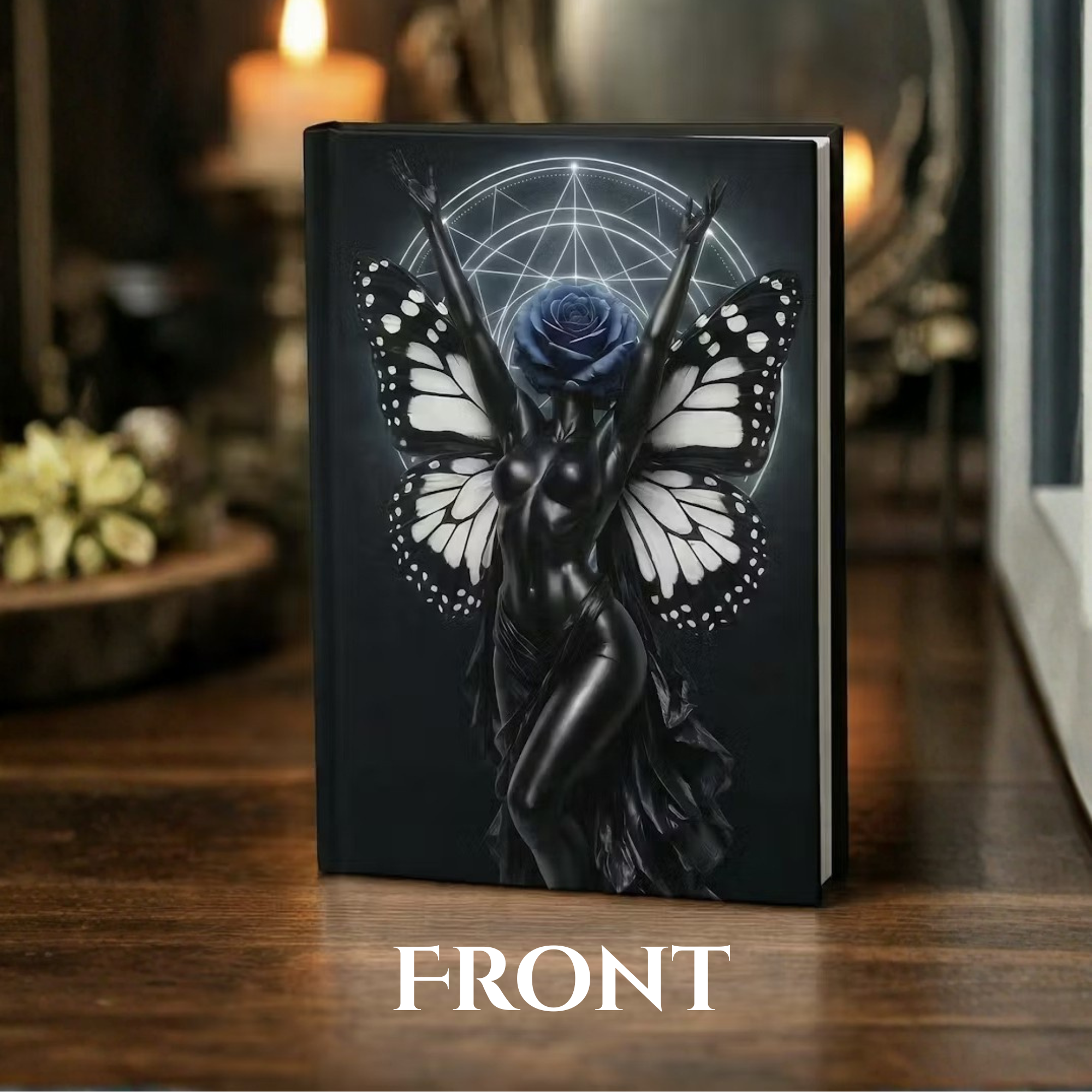 Spiritual Alchemy Journal | Transformation Butterfly Notebook | Divine Feminine Evolution Writing Journal | Mystical Diary product thumbnail image