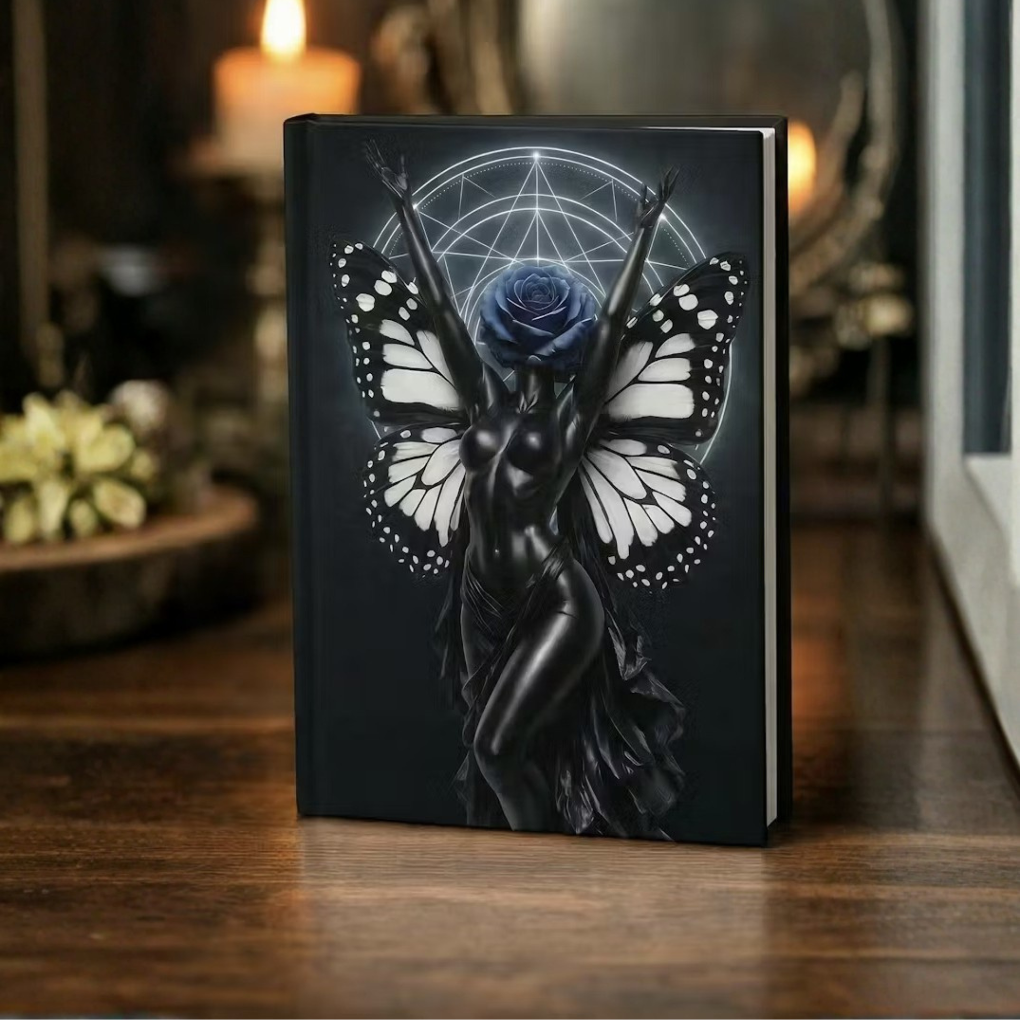 Spiritual Alchemy Journal | Transformation Butterfly Notebook | Divine Feminine Evolution Writing Journal | Mystical Diary product thumbnail image