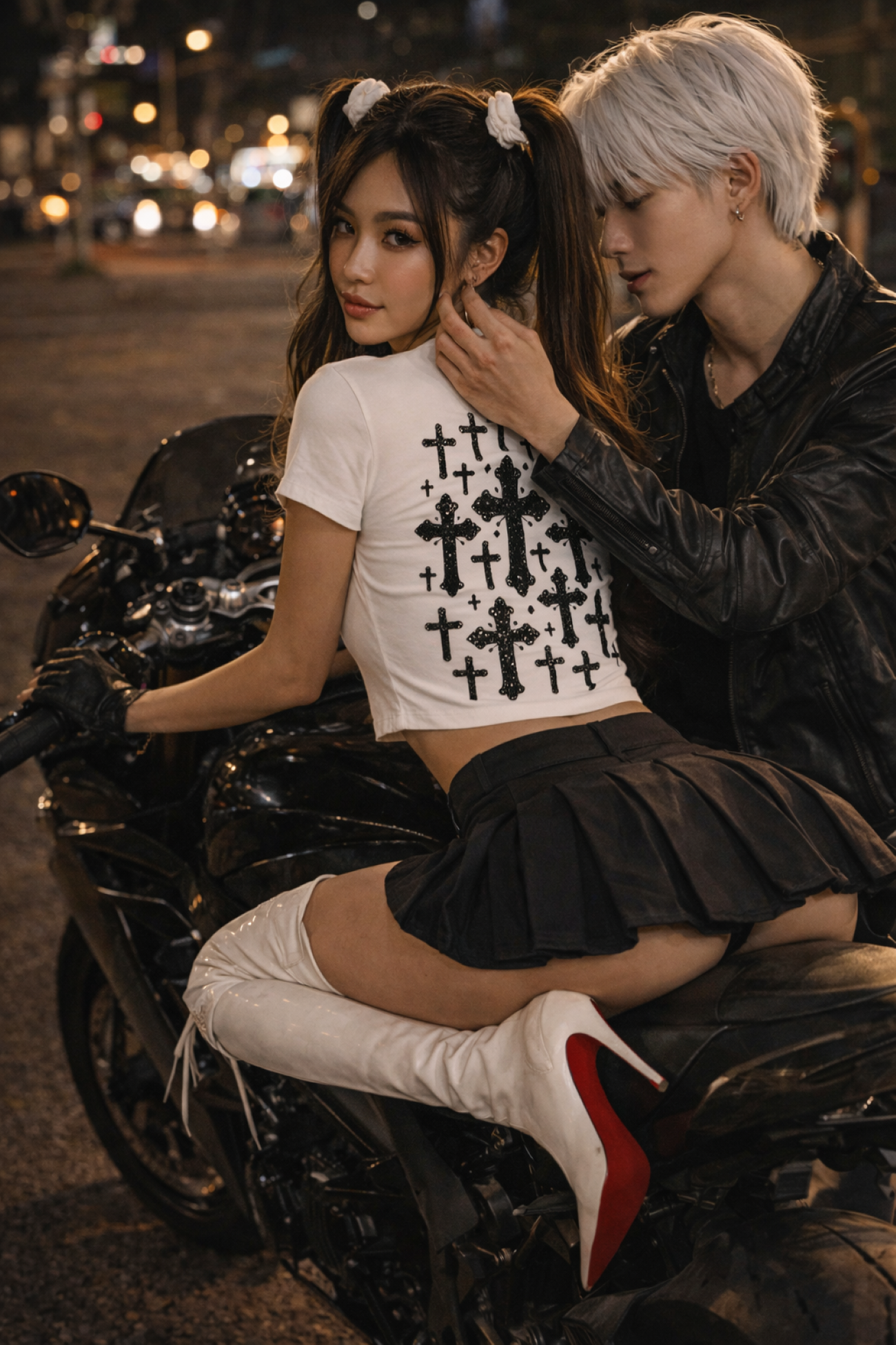 Holy Water Women's Baby Tee, Holy Pressure. product thumbnail image Holy Water Women's Baby Tee, Holy Pressure. product thumbnail image