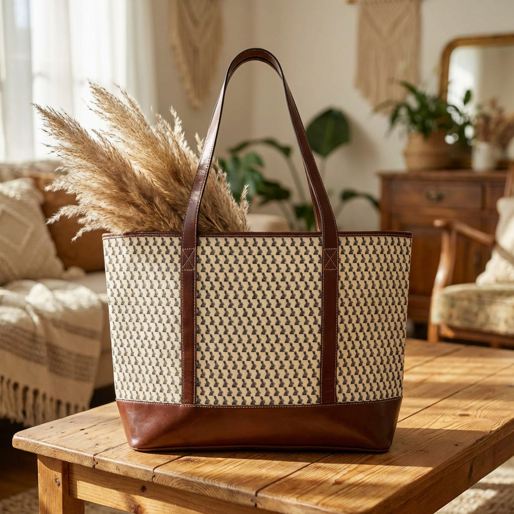 Monogram Tote Handbag product thumbnail image