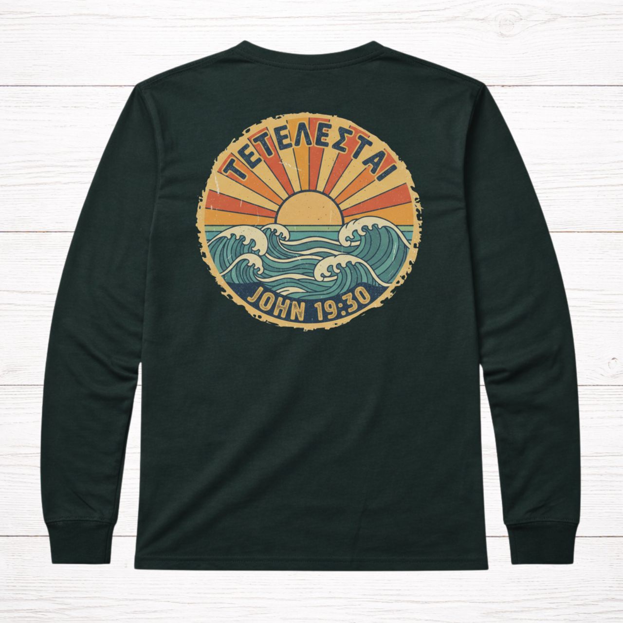 'It Is Finished' Long Sleeve Tee product thumbnail image