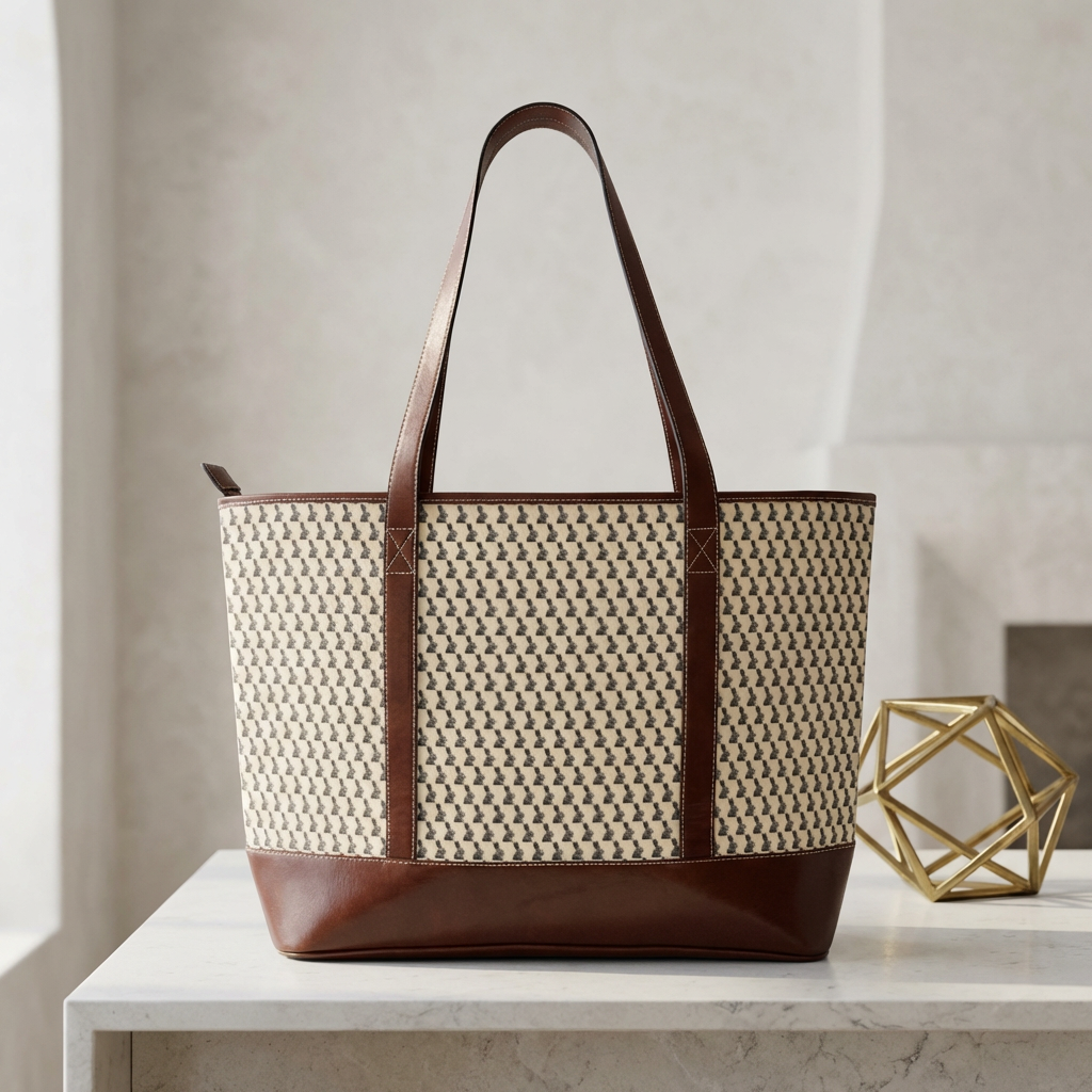 Monogram Tote Handbag product thumbnail image Monogram Tote Handbag product thumbnail image