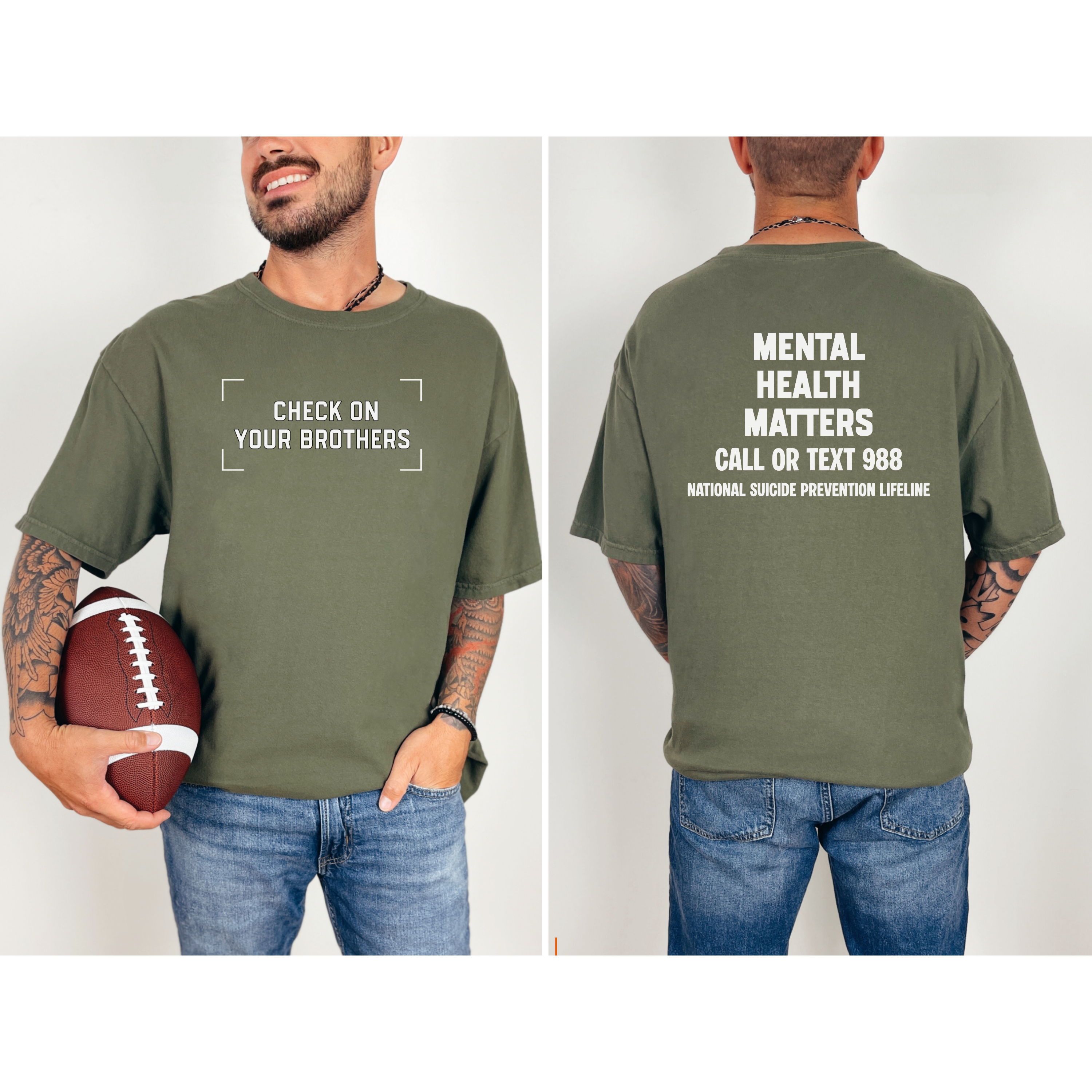 Check On Your Brothers Mental Health Tee