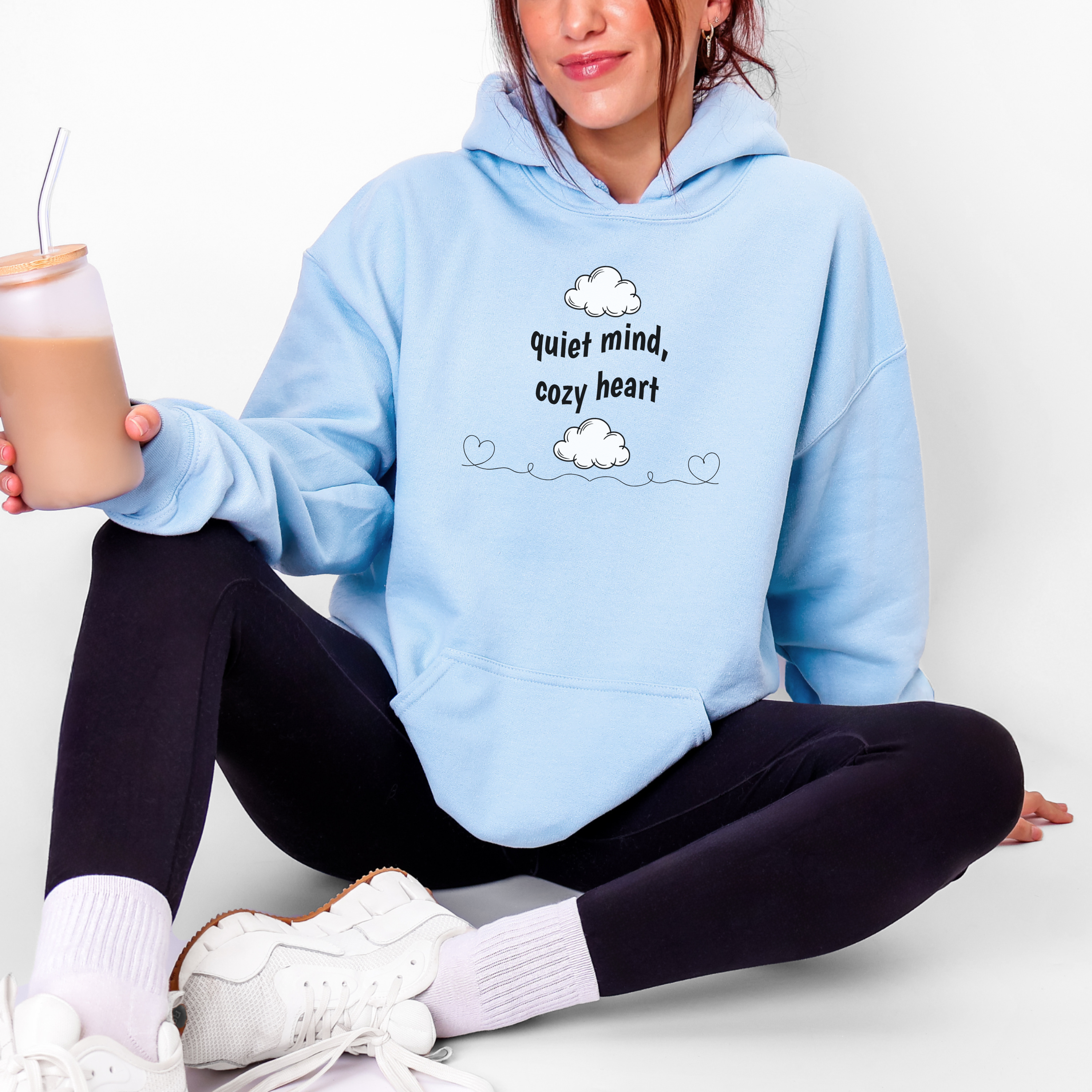 Quiet Mind, Cozy Heart Minimal Cloud Graphic product thumbnail image Quiet Mind, Cozy Heart Minimal Cloud Graphic product thumbnail image