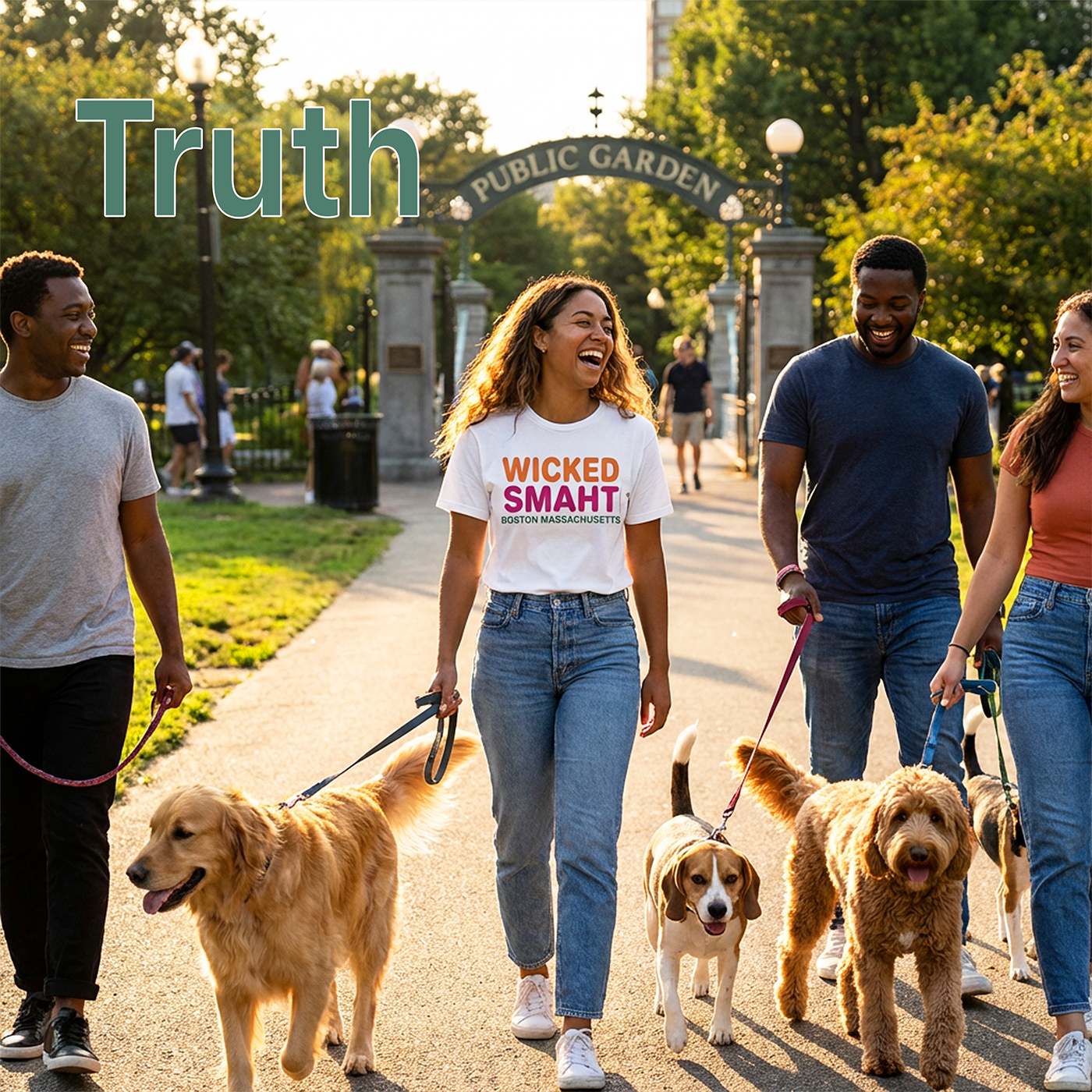Wicked Smaht Boston Tee -  Funny Retro Bold Design - Makes a Great New England Gift - 100% Heavy Cotton - Unisex product thumbnail image