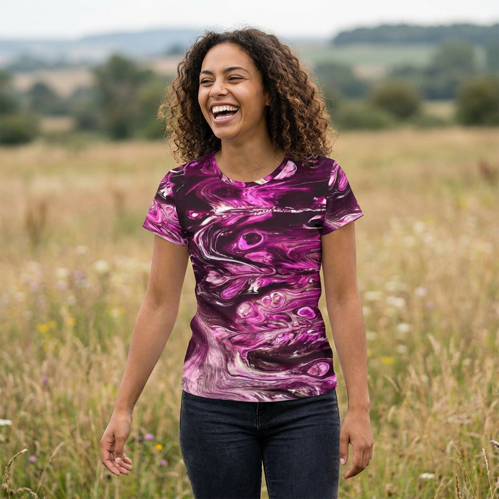 Women's Sports Jersey- Berry Blossom product thumbnail image Women's Sports Jersey- Berry Blossom product thumbnail image