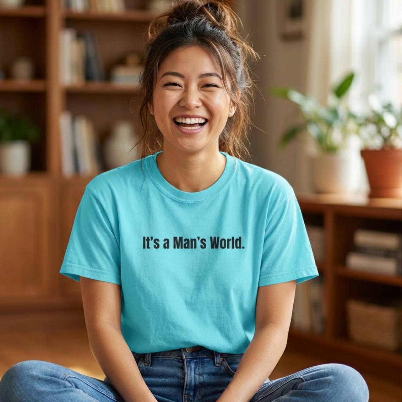 It’s a Man’s World Tee I Plarity Matters product thumbnail image It’s a Man’s World Tee I Plarity Matters product thumbnail image