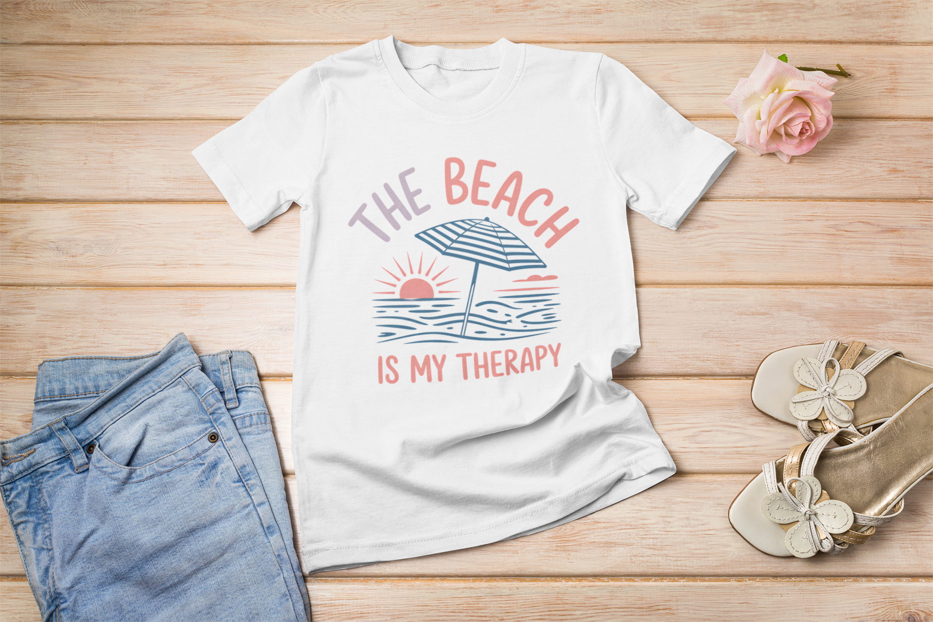 Beach Is My Therapy T-Shirt