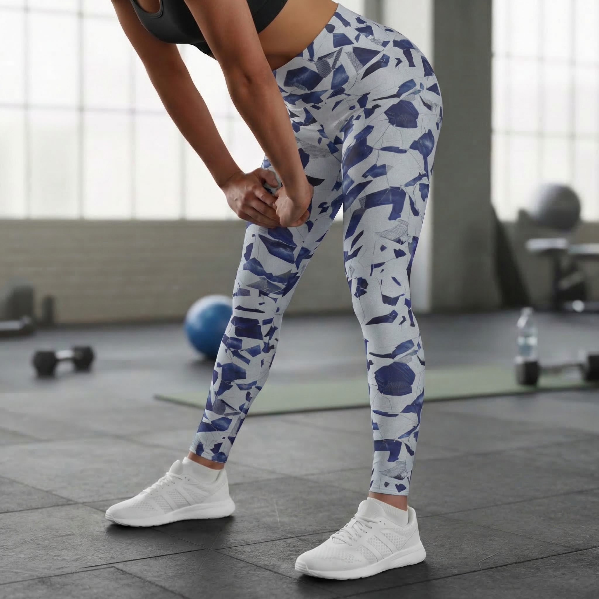 Moon Blue High Waisted Leggings  product thumbnail image