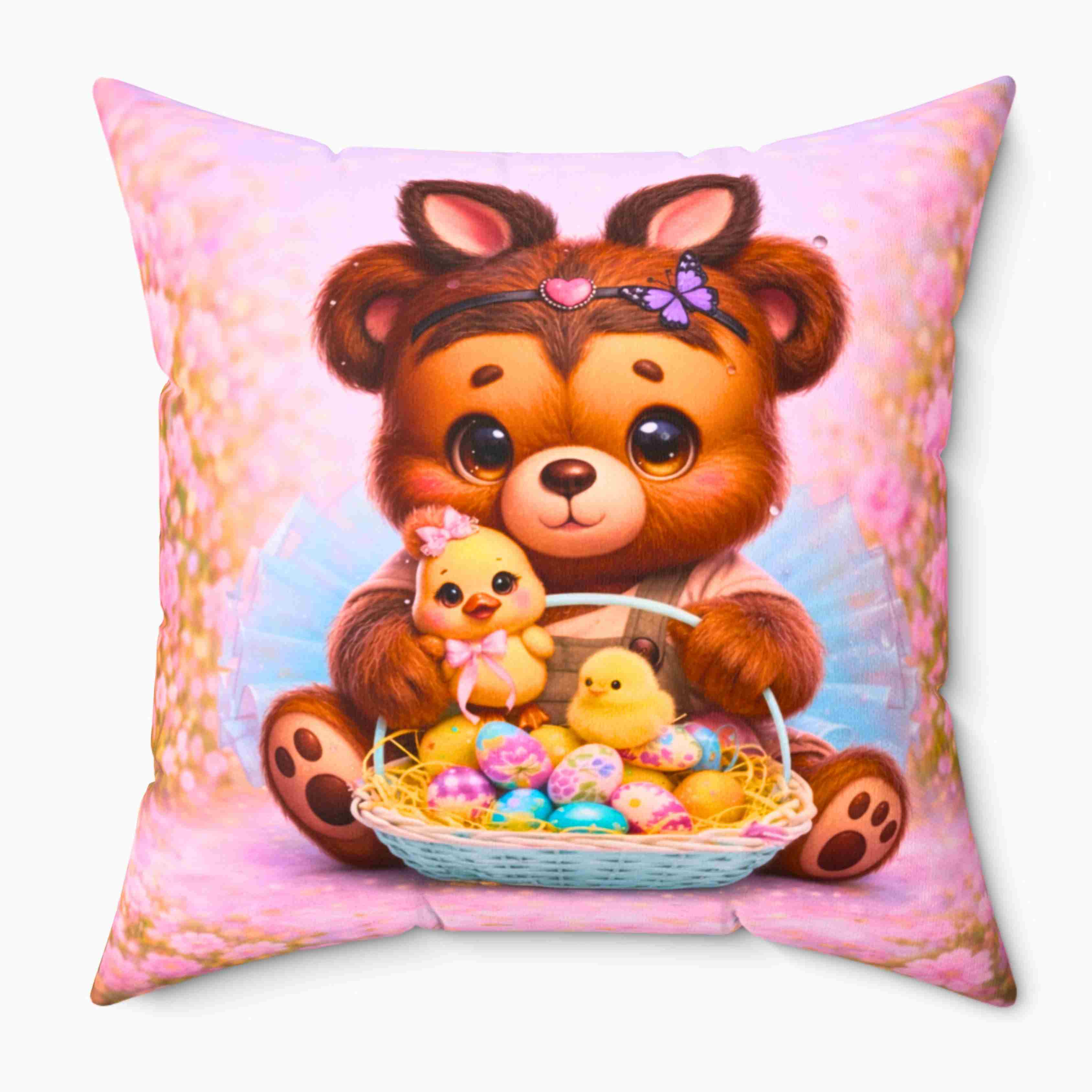 Easter Gifts For Girls | Toss Pillow | Spun Polyester Square Pillow product thumbnail image