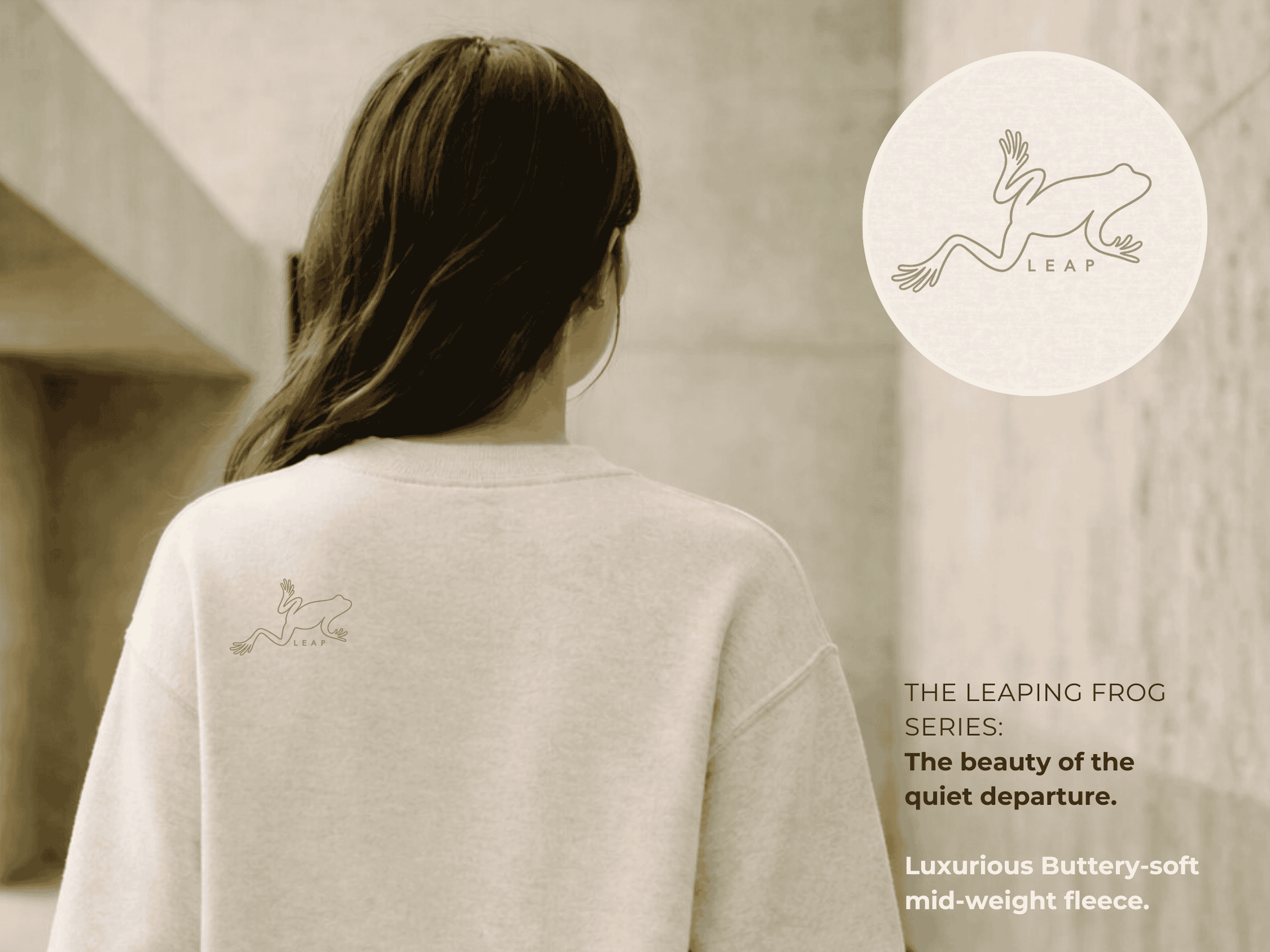 Minimalist Frog Sweatshirt, Quiet Luxury Crewneck, Heavyweight Fleece, Oversized Streetwear, Somatic Healing, Mindful Clothing, Meditation Gift, Aesthetic Apparel product thumbnail image Minimalist Frog Sweatshirt, Quiet Luxury Crewneck, Heavyweight Fleece, Oversized Streetwear, Somatic Healing, Mindful Clothing, Meditation Gift, Aesthetic Apparel product thumbnail image