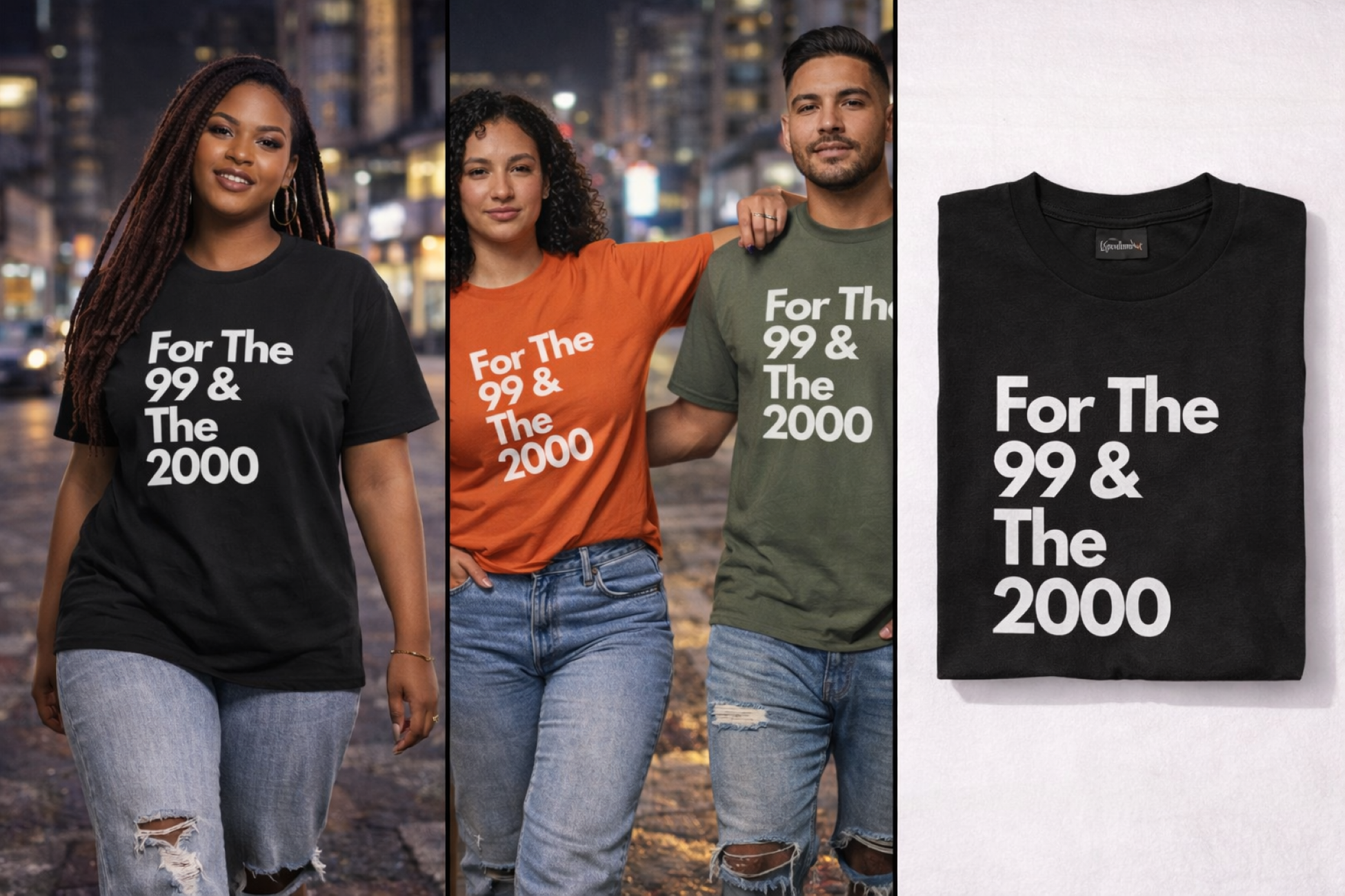 For The 99 &amp; The 2000 Tee – Nostalgia Street Collection product thumbnail image