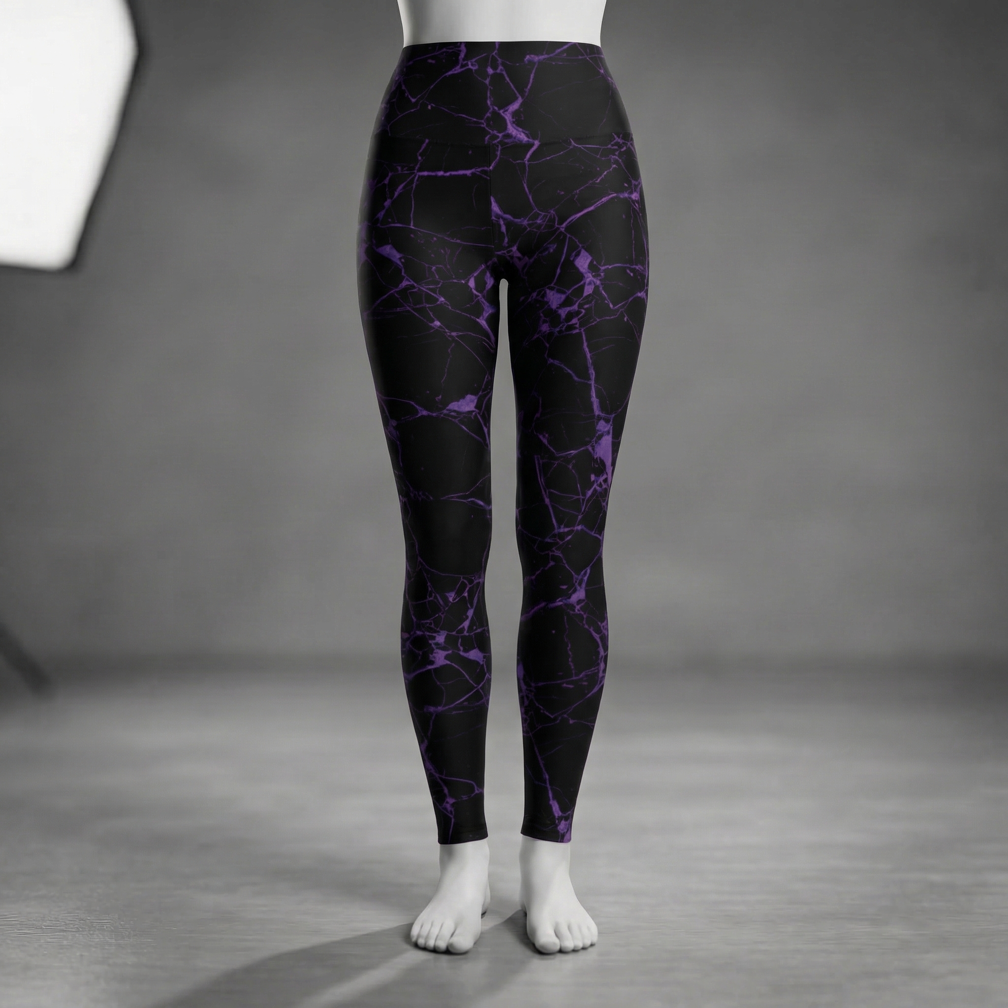 Obsidian High Waisted Leggings : Purple product thumbnail image