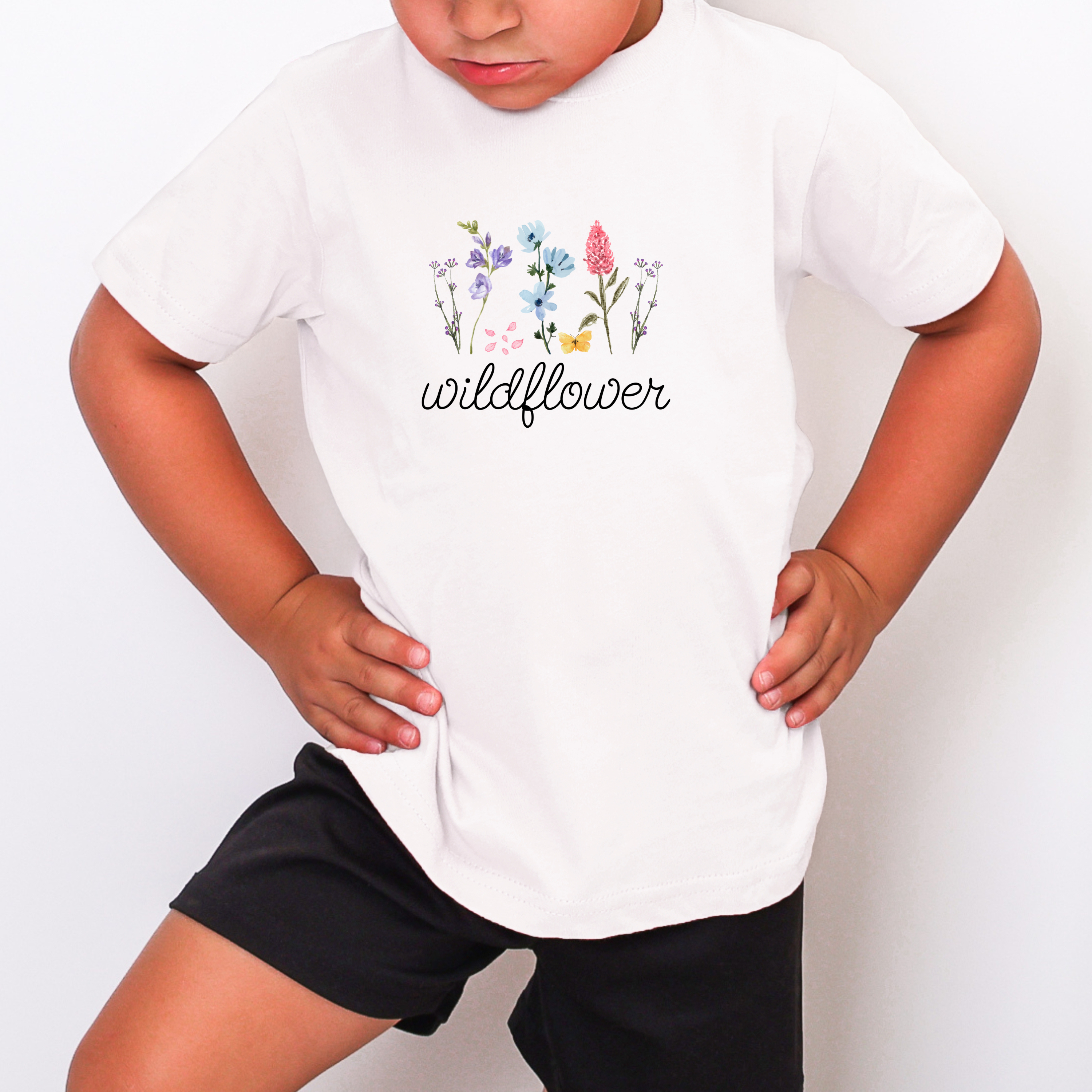 Toddler Wildflower Tee — Matching with "Raising a Wildflower" Mom & Me Shirt product thumbnail image Toddler Wildflower Tee — Matching with "Raising a Wildflower" Mom & Me Shirt product thumbnail image