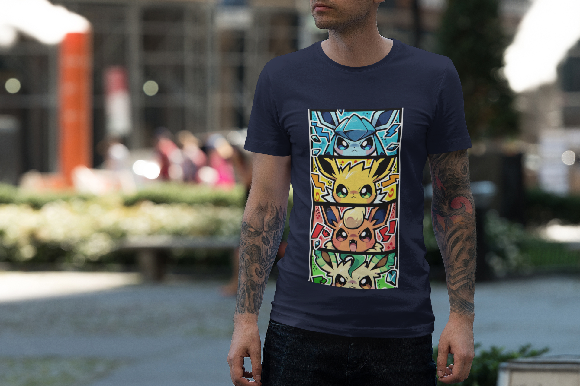 Evolutions Ice Electric Fire Grass Tee product thumbnail image