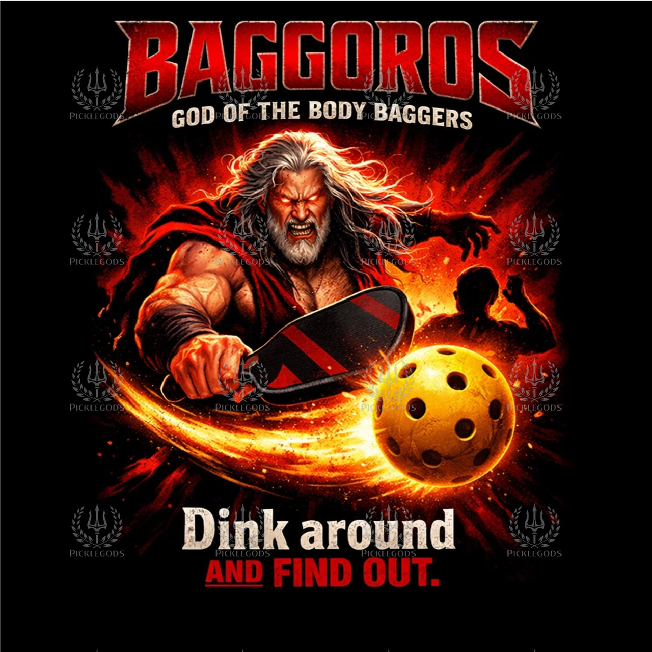 Baggoros, God of the Bodybags:  'Dink Around and FIND OUT' product thumbnail image