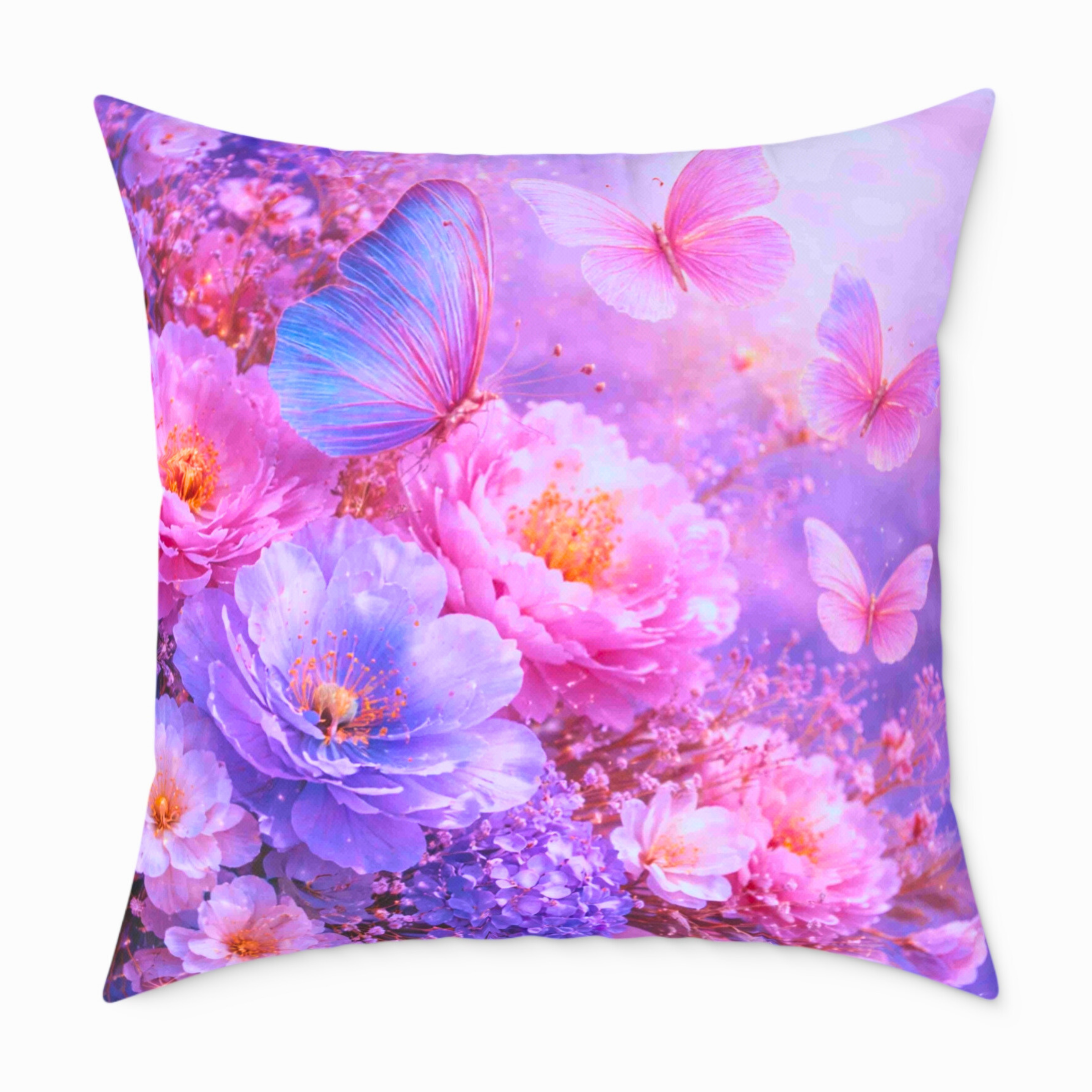 Butterfly Pillow | 26" Cushion | Pillow With Butterflies product thumbnail image Butterfly Pillow | 26" Cushion | Pillow With Butterflies product thumbnail image