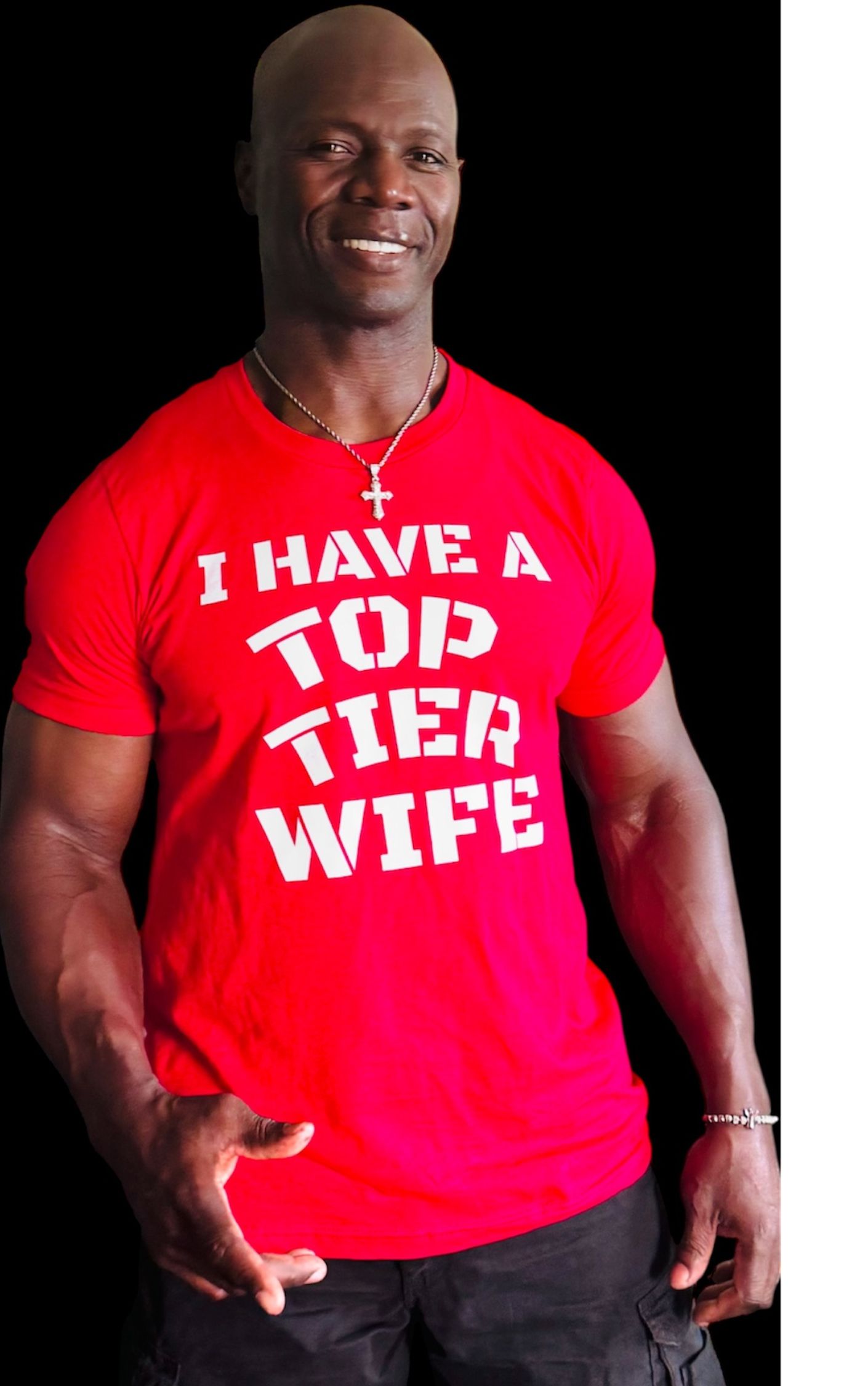 I Have A Top-Tier Wife -Men's Jersey Short Sleeve Tee