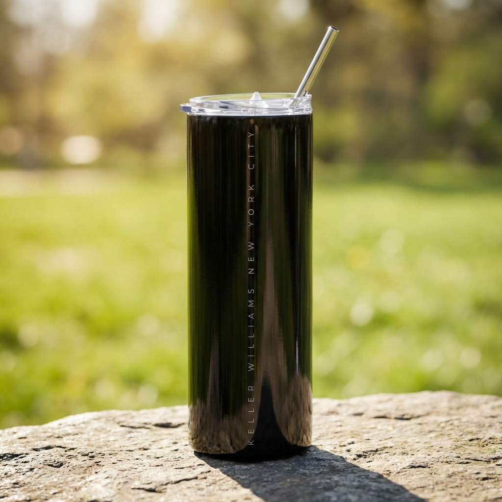 20oz Stainless Steel Tumbler - Slim Insulated Travel Cup