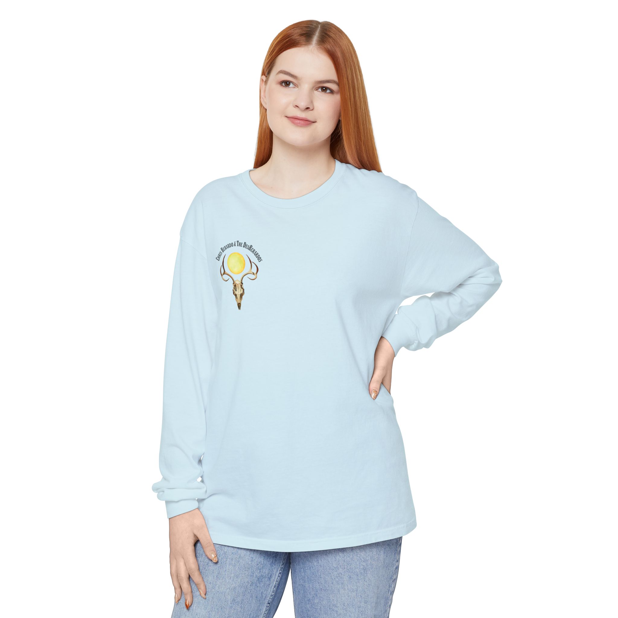Wish 'Em Well Long Sleeve T-Shirt — Inspirational Quote Back Print product thumbnail image