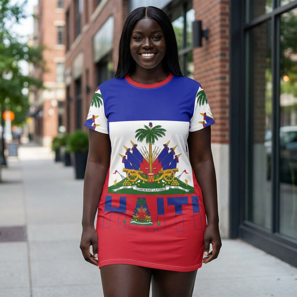 Women's HAITI T-Shirt Dress product thumbnail image