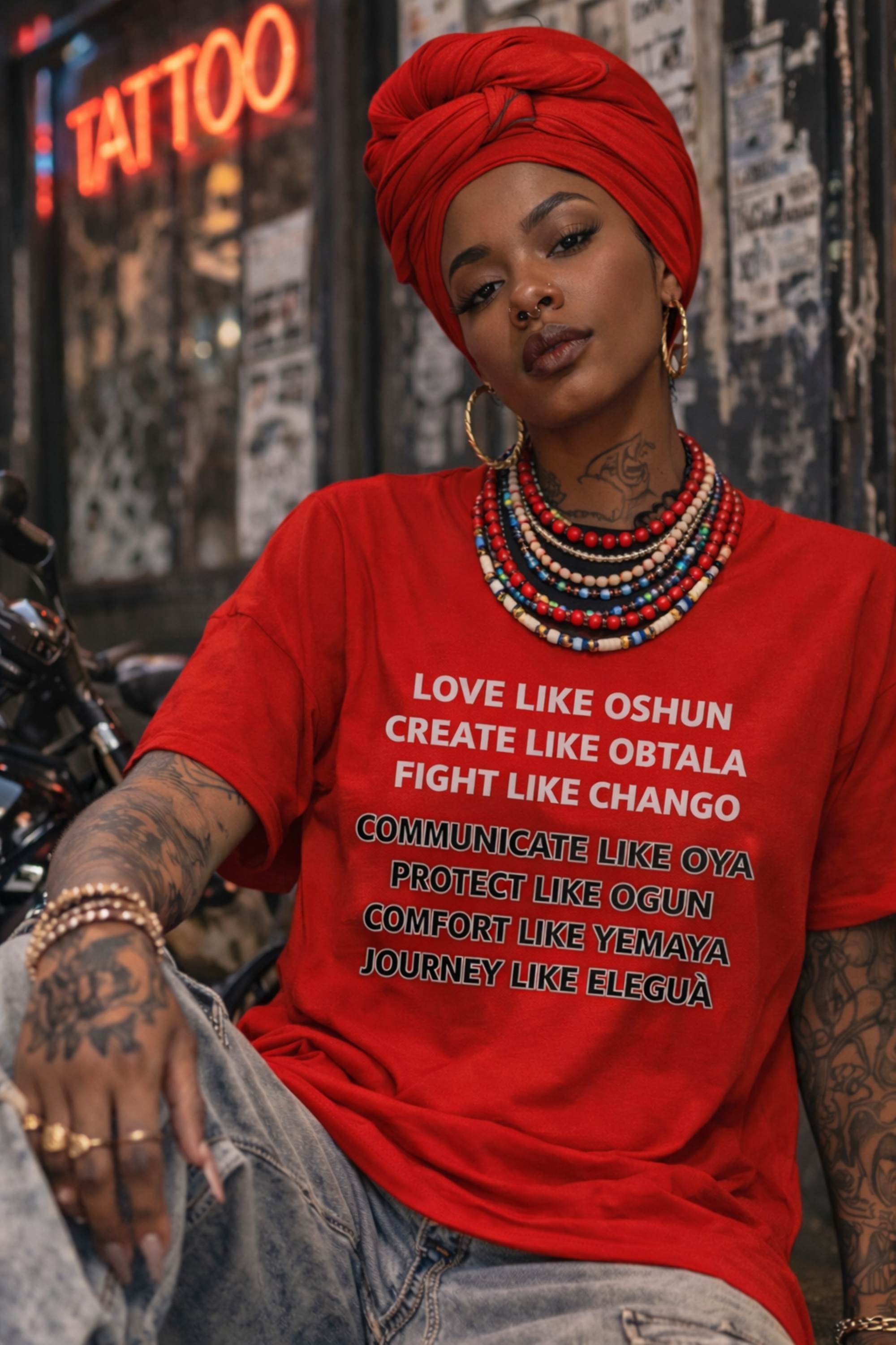 Orisha Unisex TShirt, Yoruba Deity Shirt, African Religious Tee, Spiritual Graphic Top, African Tradition Shirt product thumbnail image Orisha Unisex TShirt, Yoruba Deity Shirt, African Religious Tee, Spiritual Graphic Top, African Tradition Shirt product thumbnail image