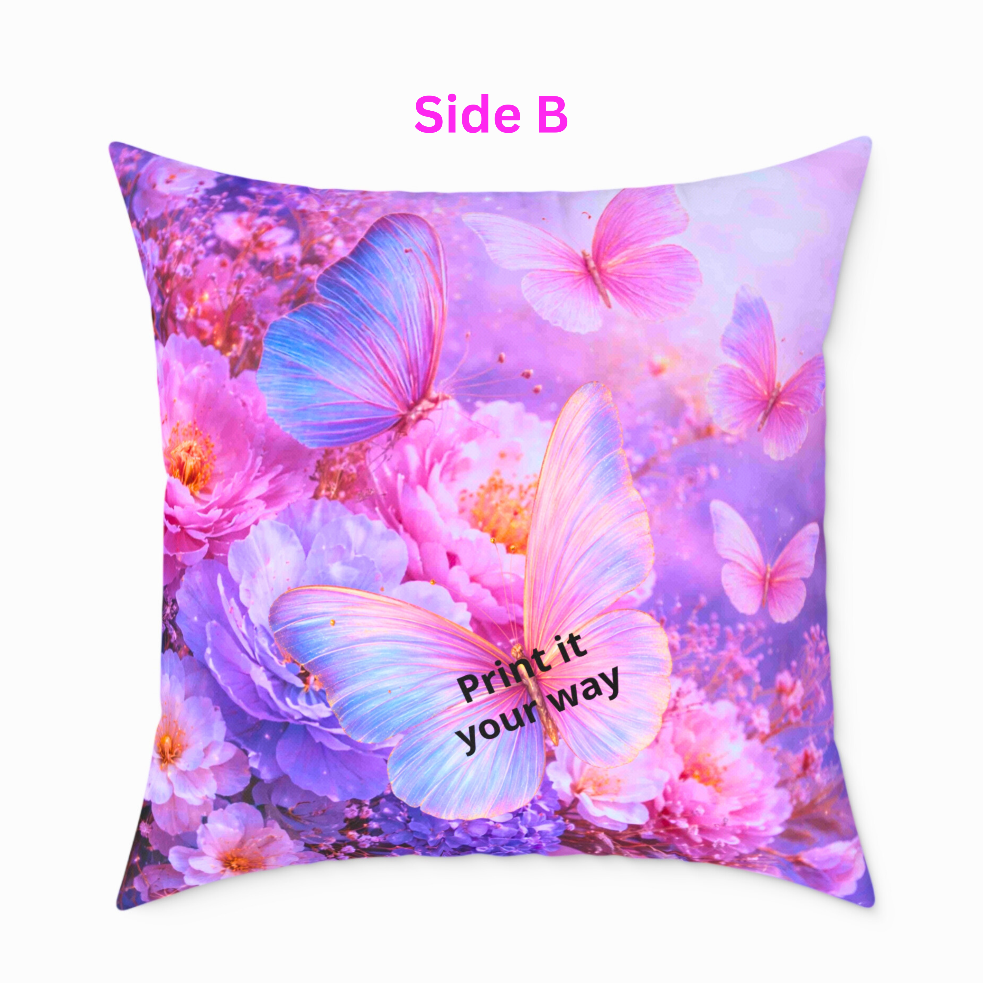 Butterfly Pillow |  26"  Cushion | Pillow With Butterflies product thumbnail image