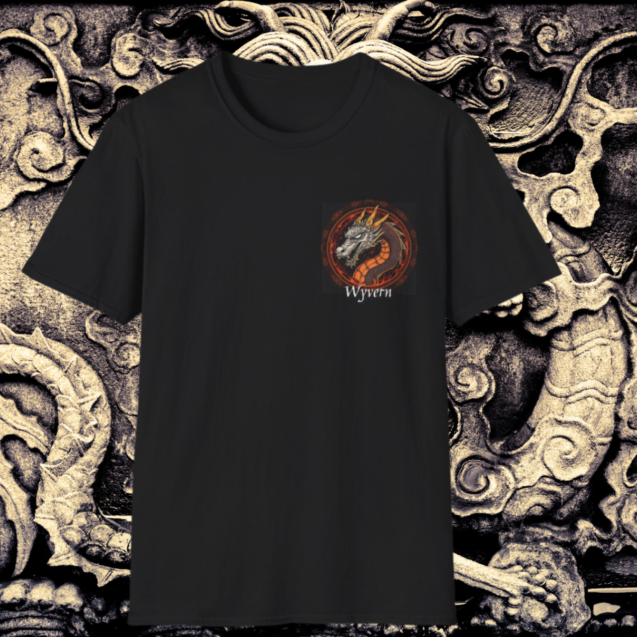 Fantasy Dragon or Wyvern Unisex Softstyle T-Shirt