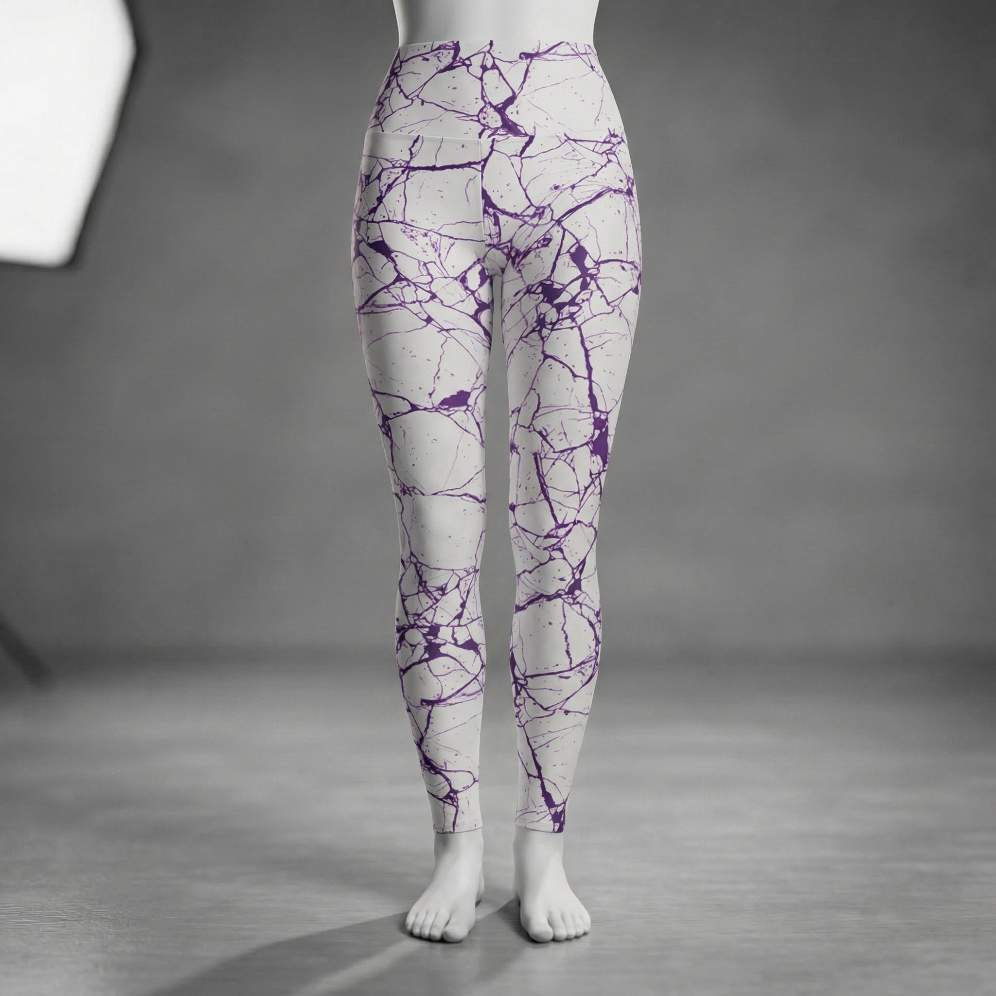 Mercury High Waisted Leggings : Purple product thumbnail image