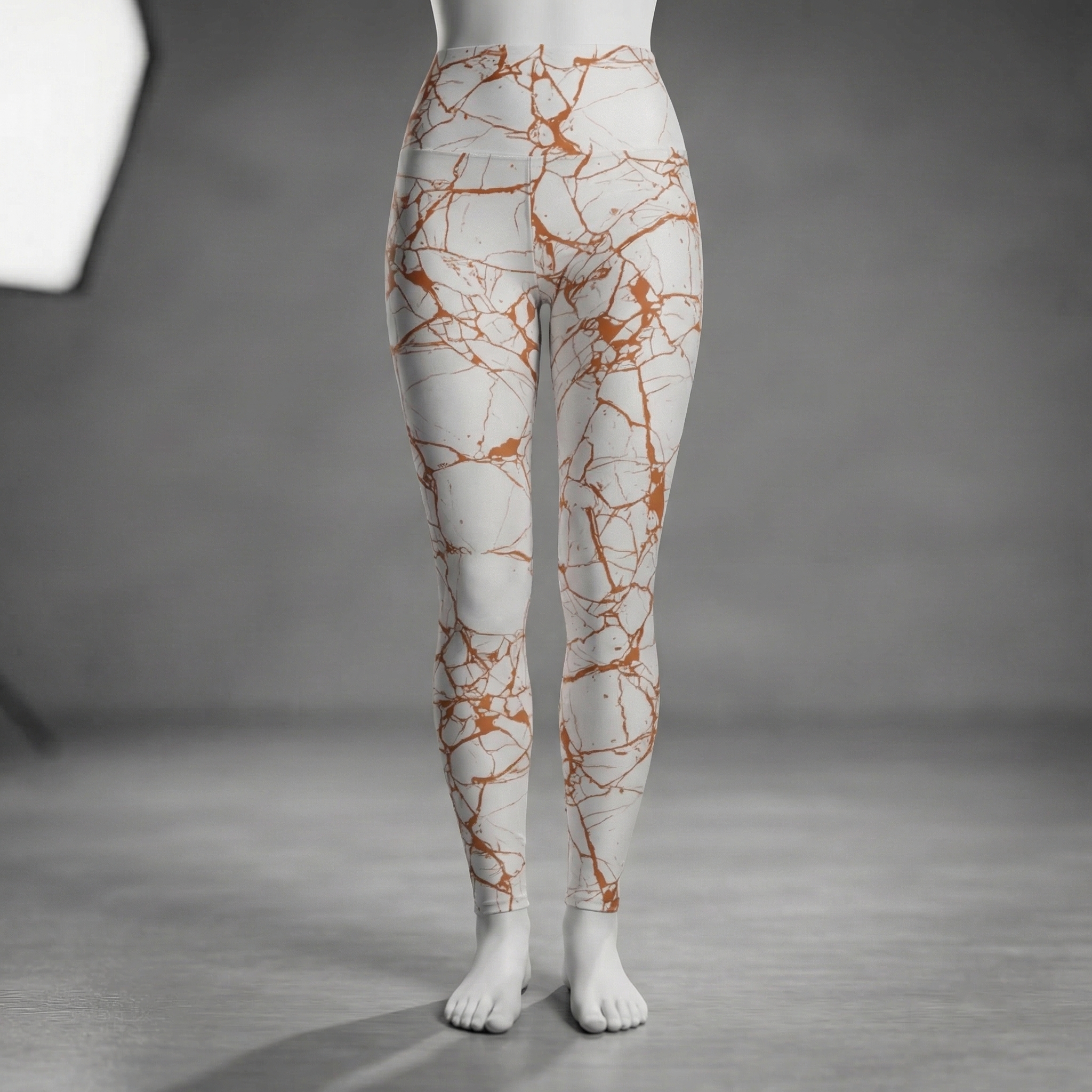 Mercury High Waisted Leggings : Orange product thumbnail image Mercury High Waisted Leggings : Orange product thumbnail image