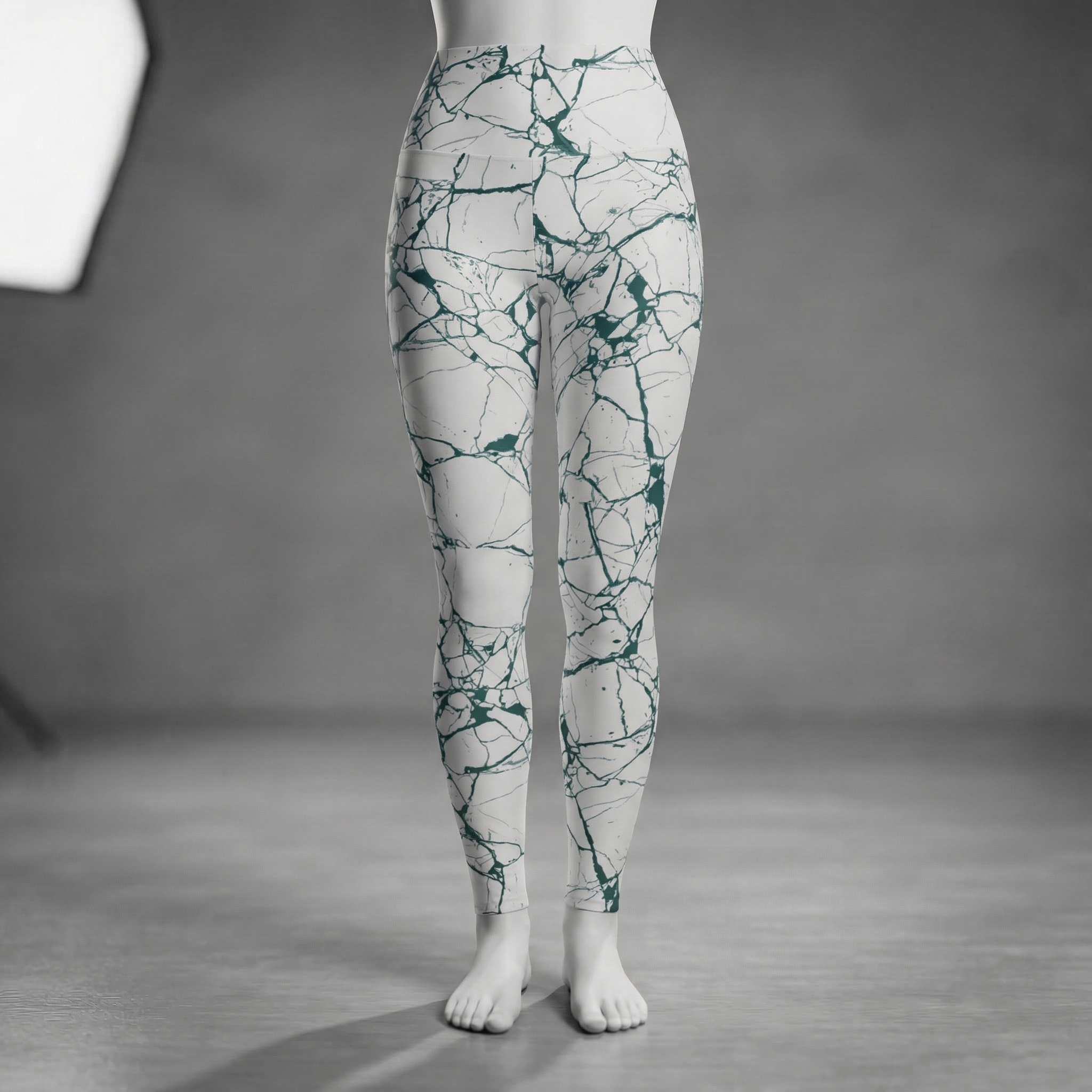 Mercury High Waisted Leggings : Teal product thumbnail image